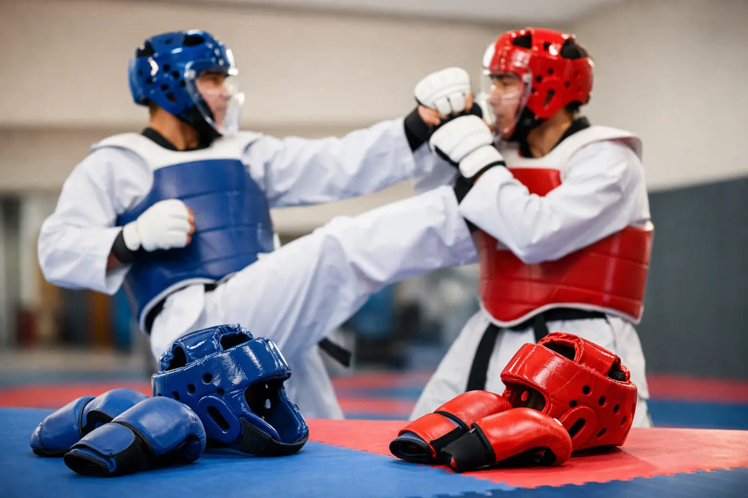 ITF godkjent taekwondo sparring utstyr