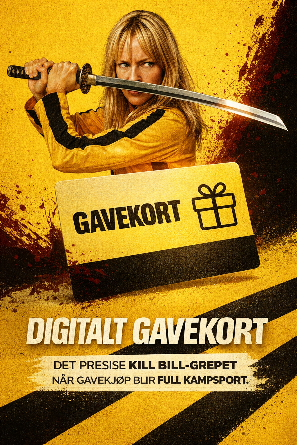 Digitalt gavekort – «Kill Bill»-movesen når julegavene går i full kampsport-kaos.