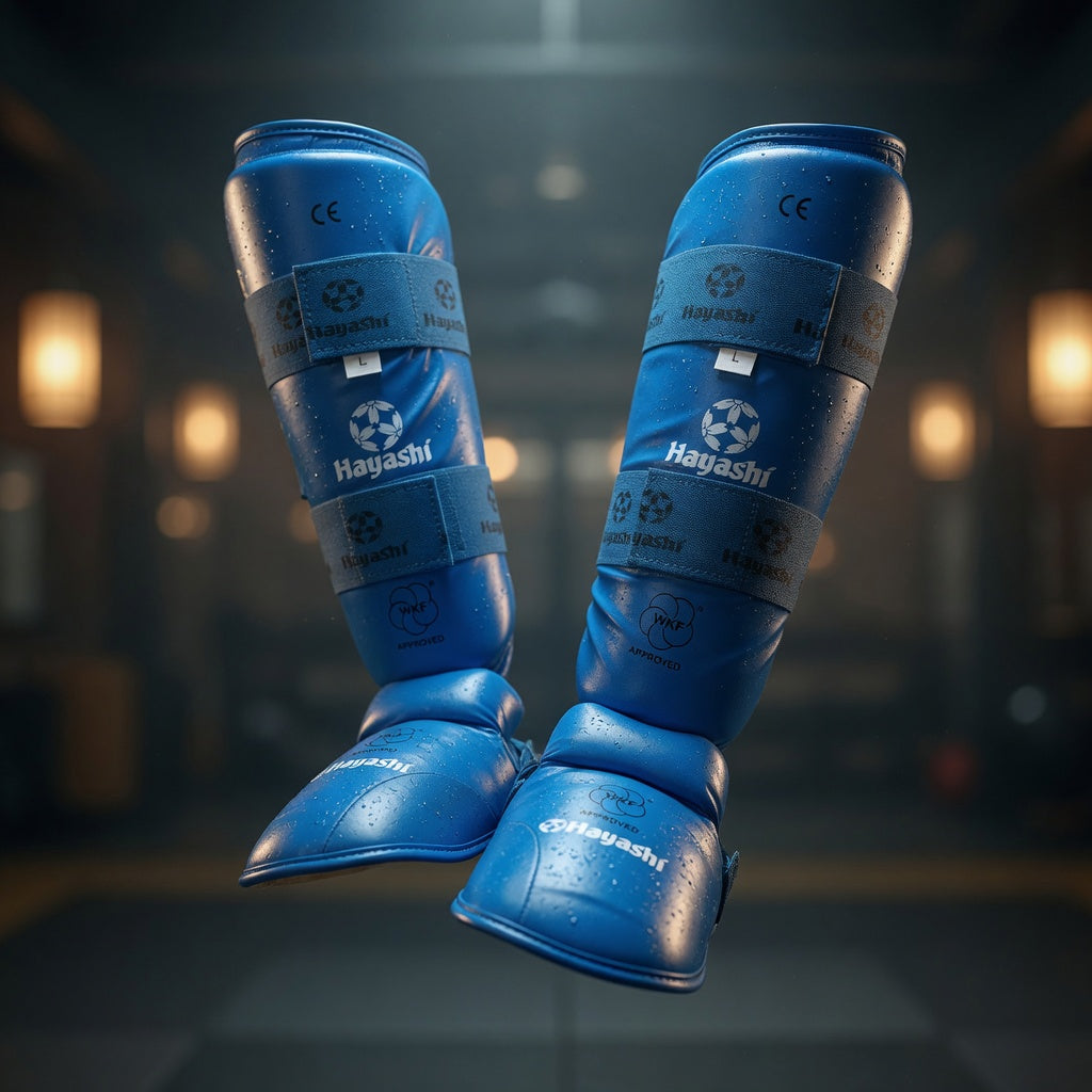 HAYASHI Premium WKF-Godkjent Legg og Vristbeskytter