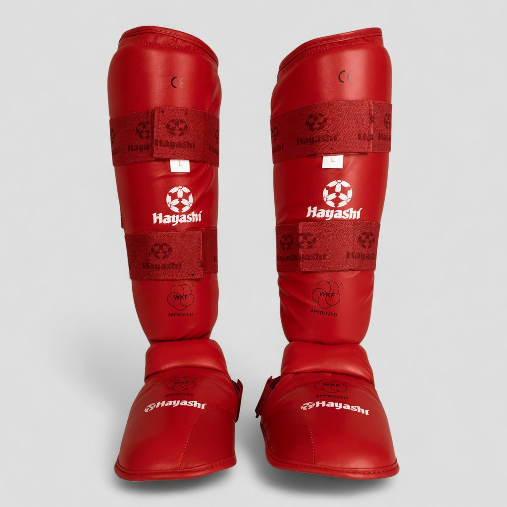 HAYASHI Premium WKF-Godkjent Legg og Vristbeskytter