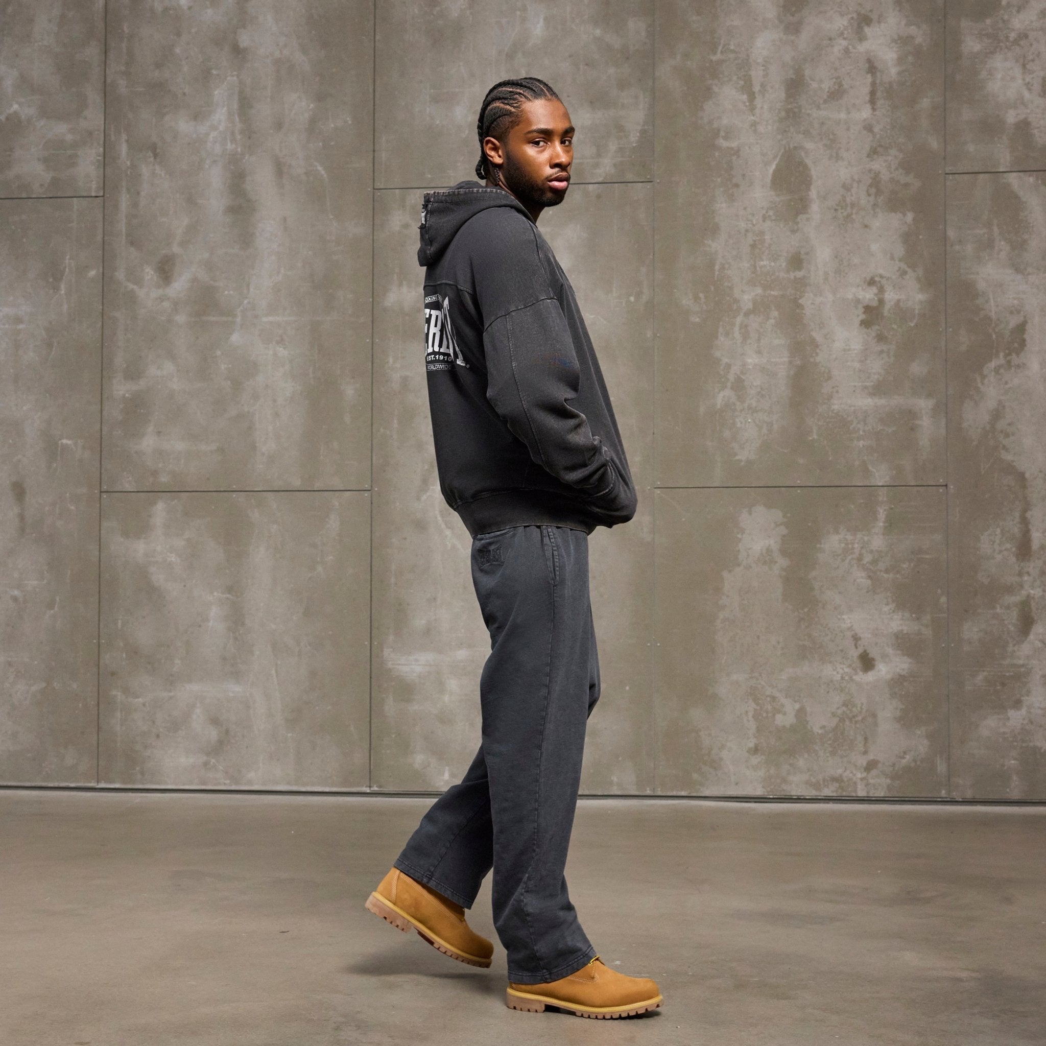 EVERLAST Washed oversizes Hettejakke - CombatStore.no