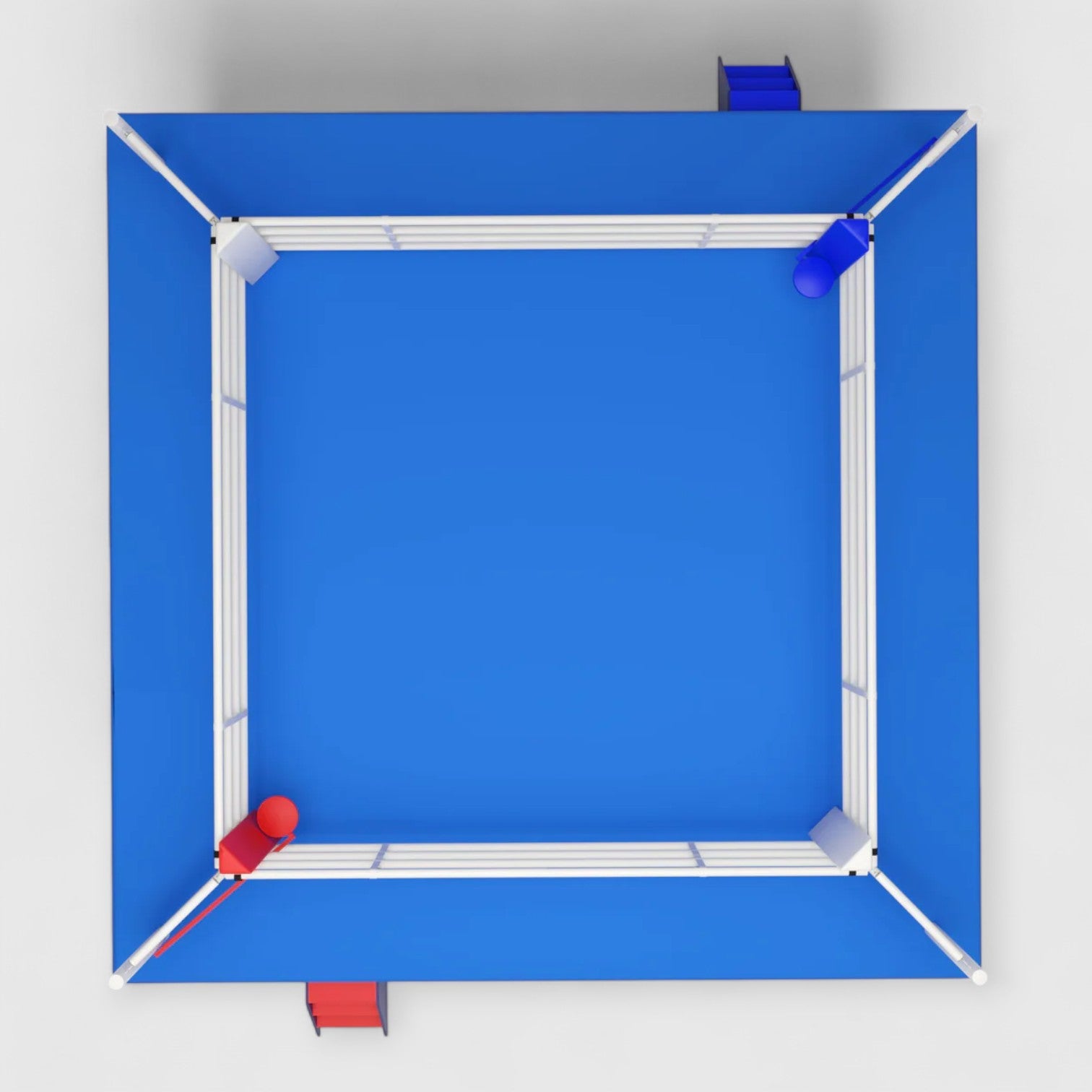 FIGHTER Konkurranseboksering 7,8 x 7,8 m &8211; AIBA - mål (ikke sertifisert) - CombatStore.no