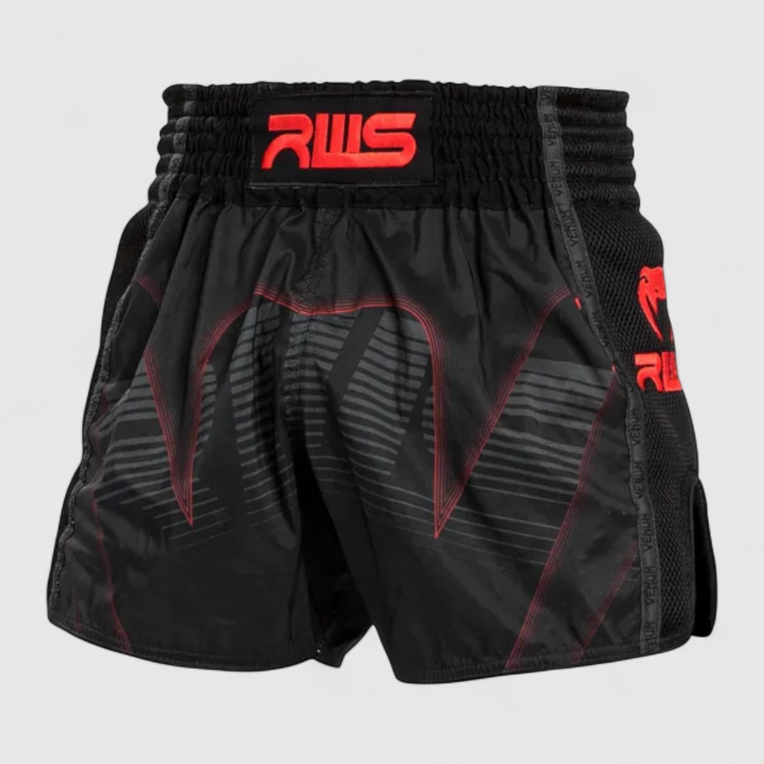 VENUM RWS x Venum Muay Thaishort - Svart - CombatStore.no