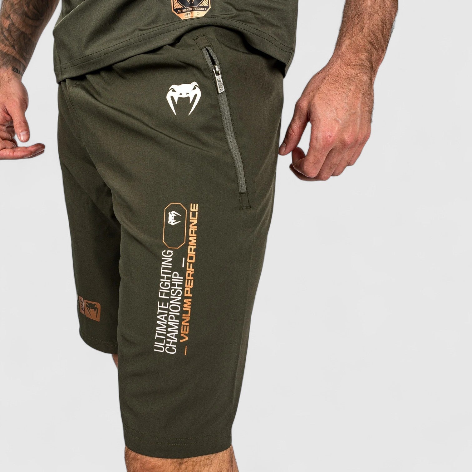 VENUM UFC ADRENALINE PERFORMANCE Shorts Kaki - CombatStore.no