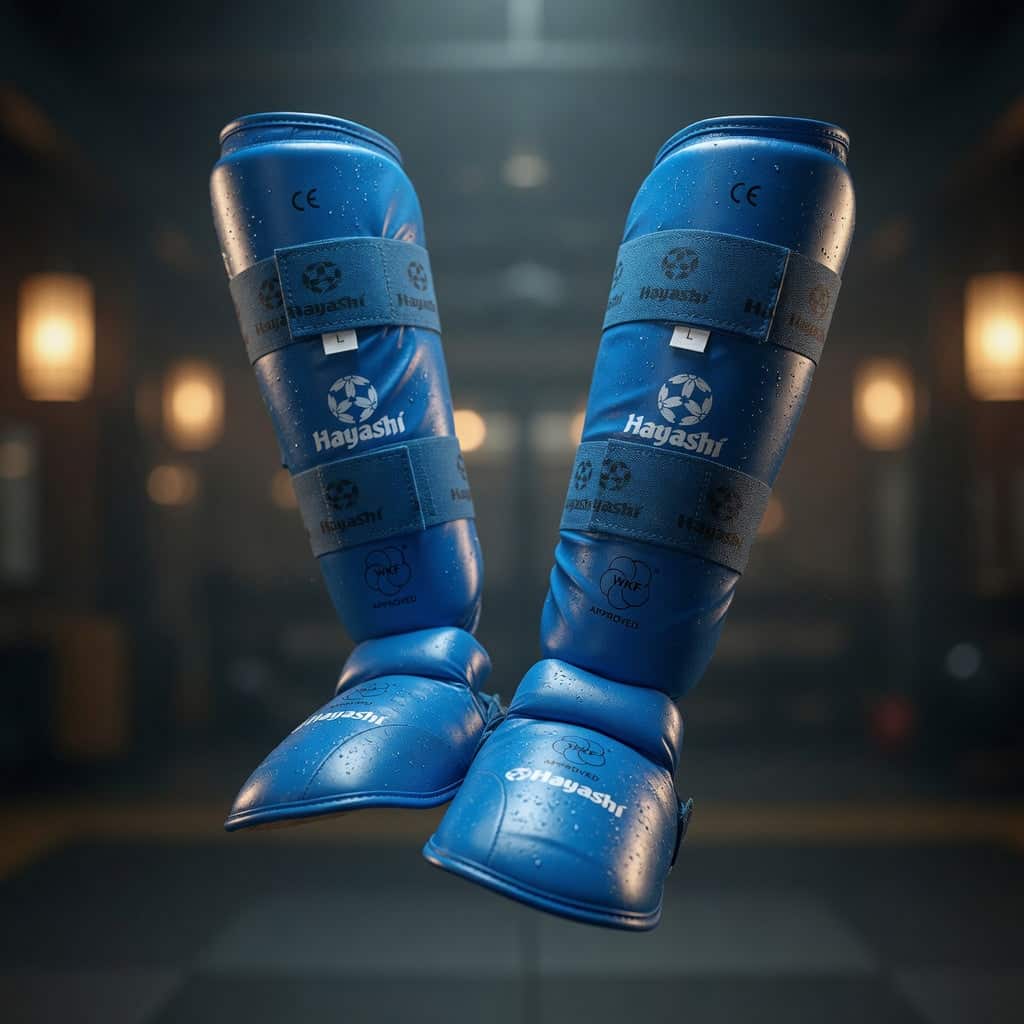 HAYASHI Premium WKF-Godkjent Legg og Vristbeskytter