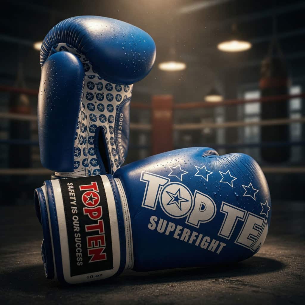 TOP TEN Superfight 3000 boksehansker – Rød/Blå, 10 oz