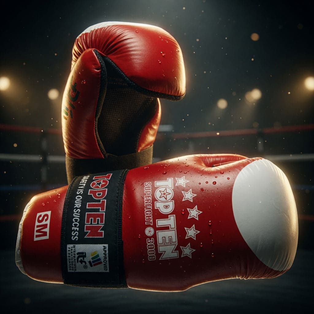 TOP TEN Superfight 3000 ITF semikontakthansker i kuskinn