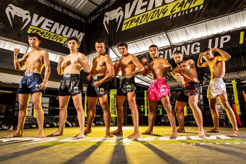Muay thai-trening med thaiputer