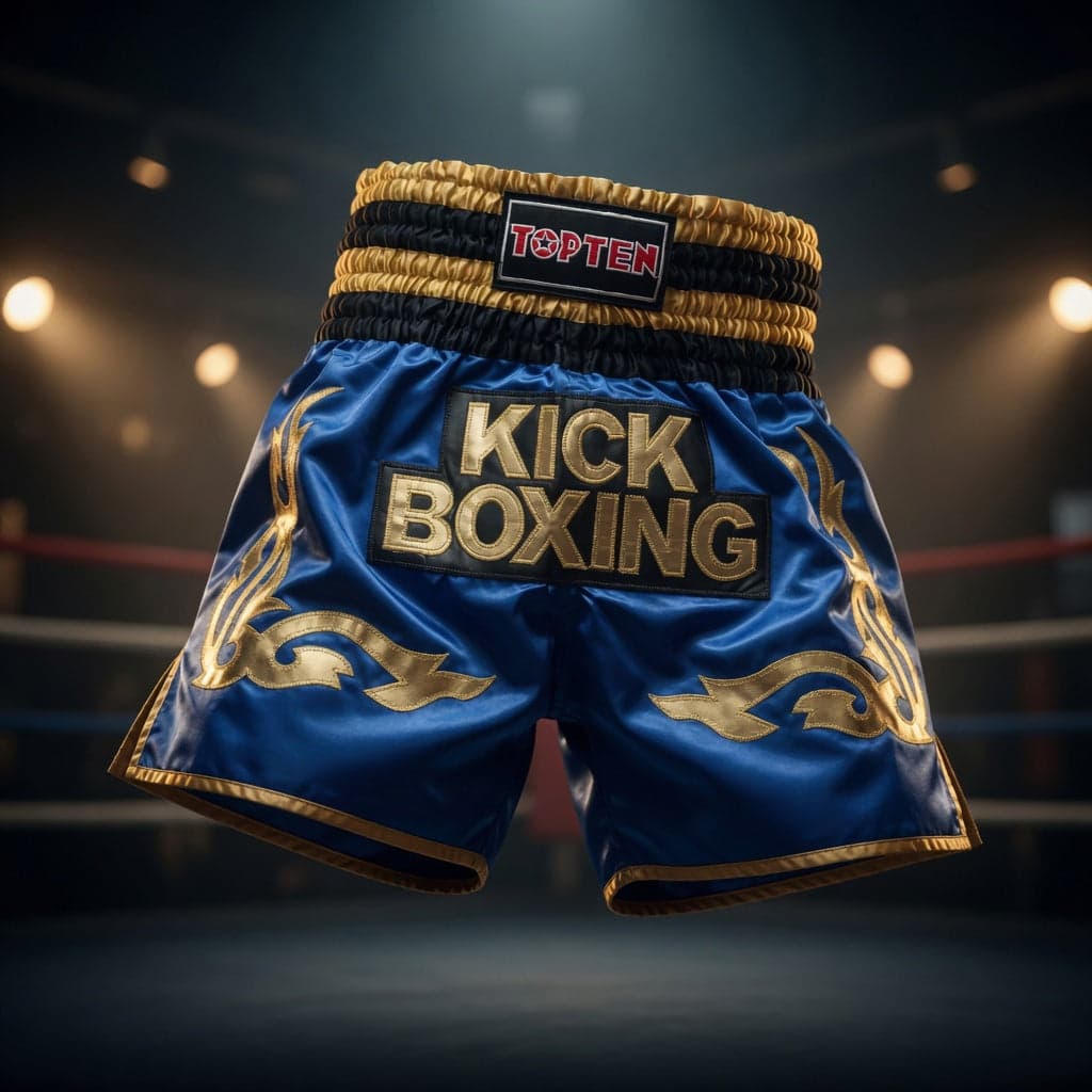 TOP TEN WAKO Thai kickboxingshorts i polyester