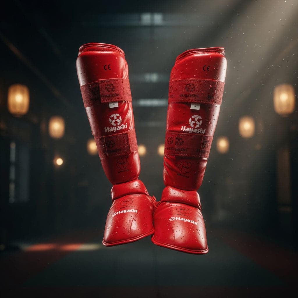 HAYASHI Premium legg- og vristbeskytter for karate