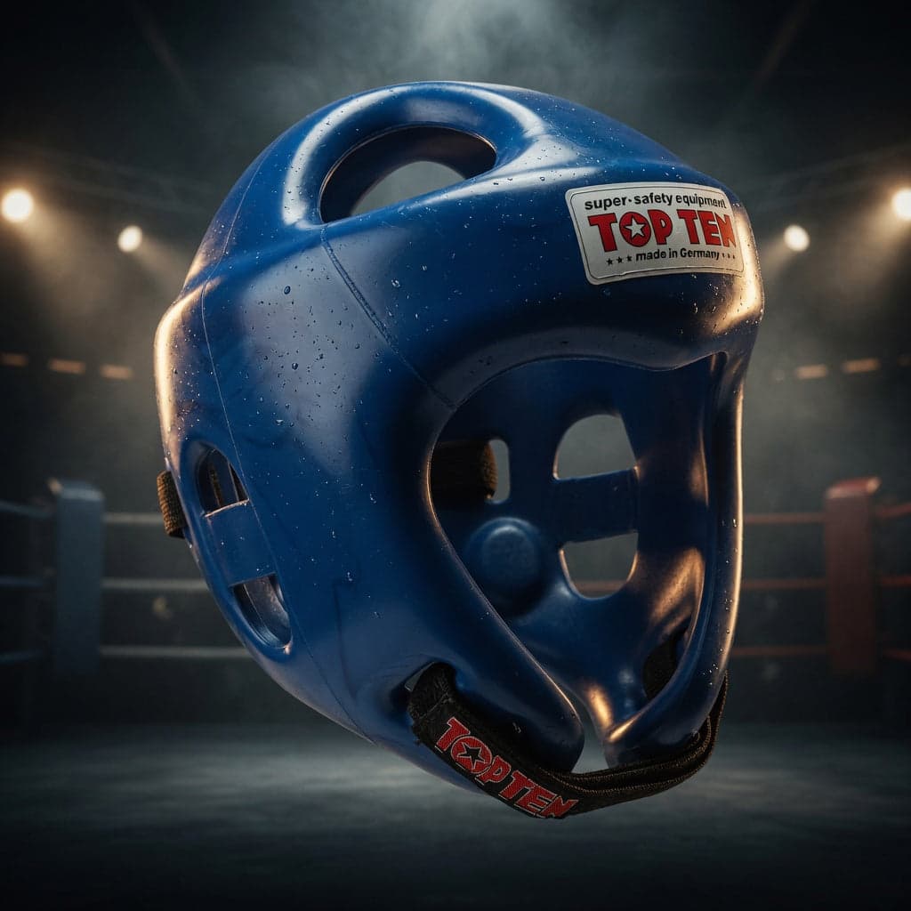 TOP TEN Fight hodebeskyttelse med borrelås ved hake og nakke