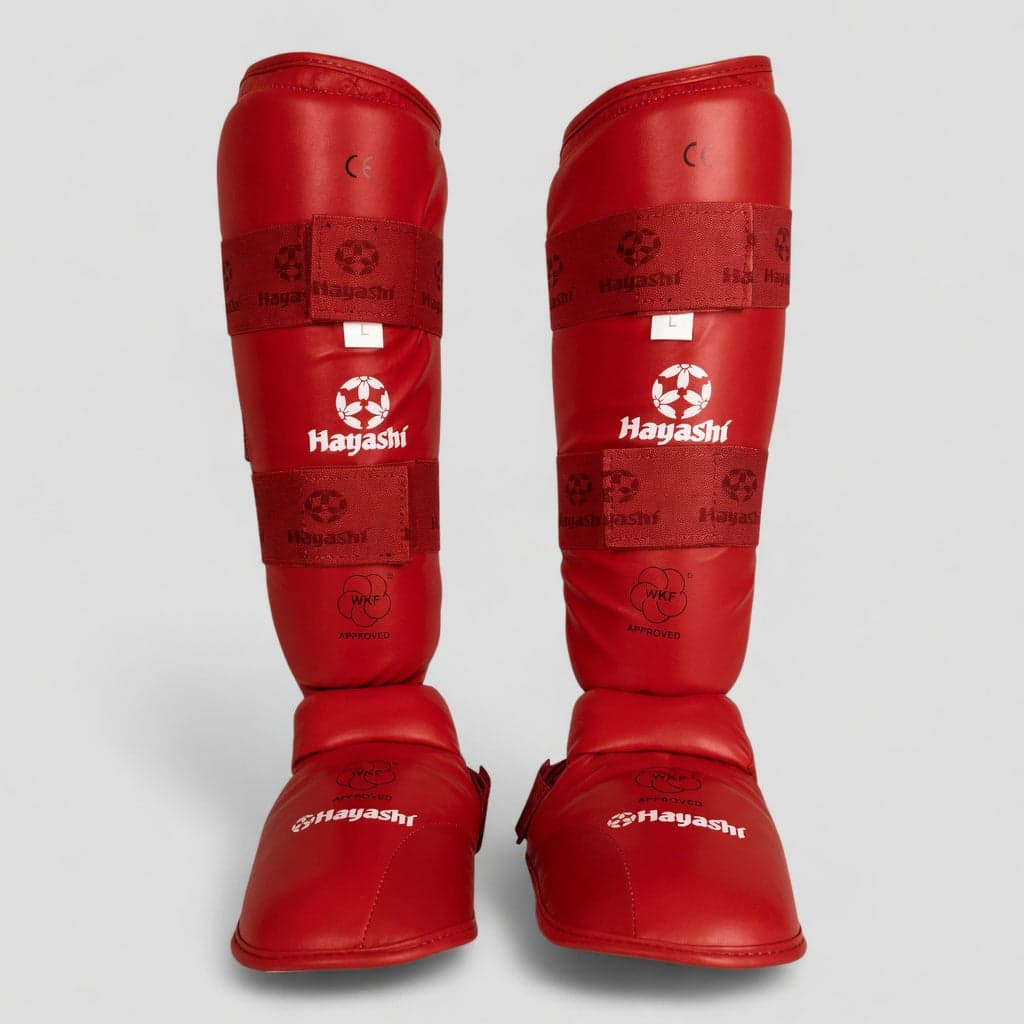 HAYASHI Premium legg- og vristbeskytter for karate