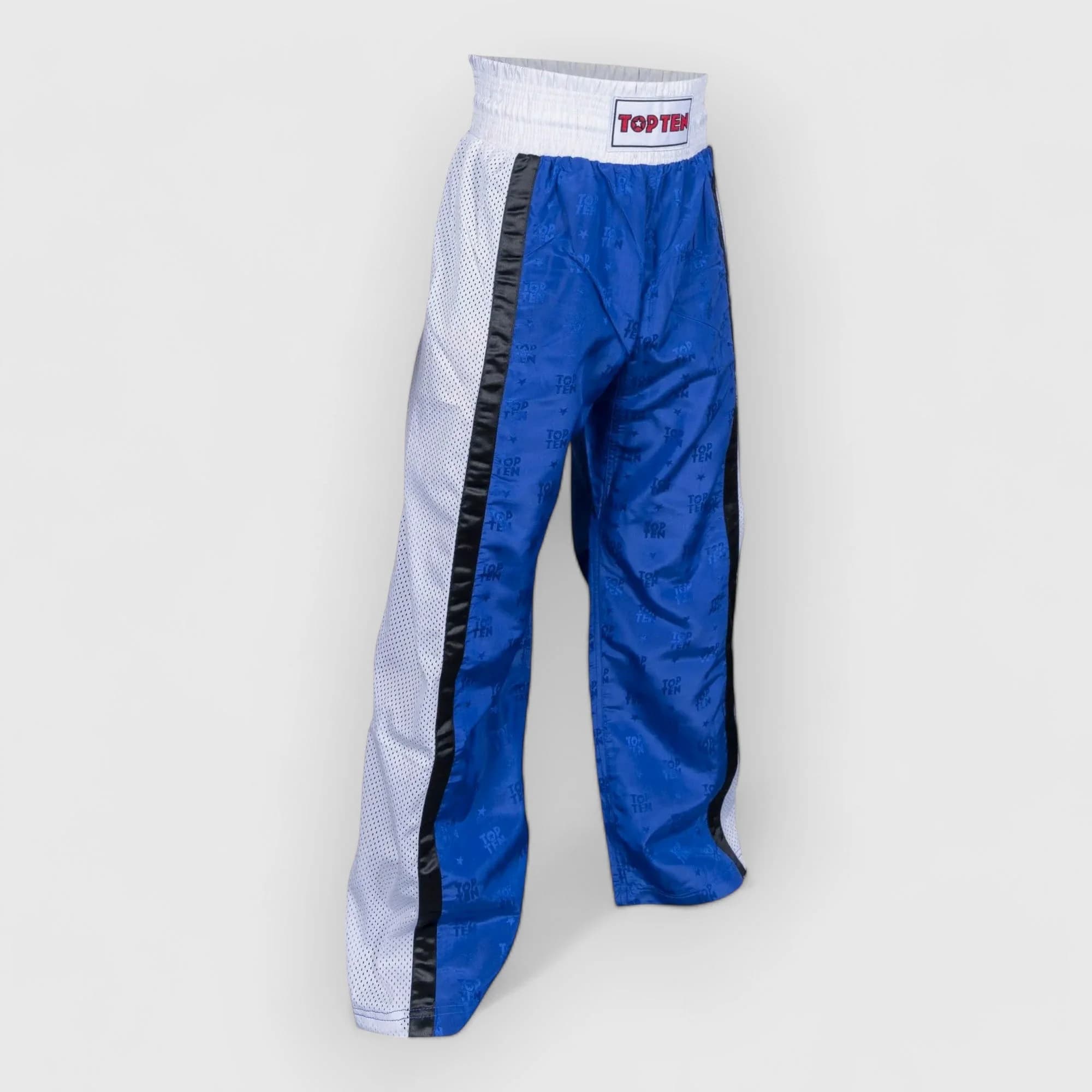 Svart TOP TEN Mesh kickboxingbukse uten WAKO-label, bilde 6