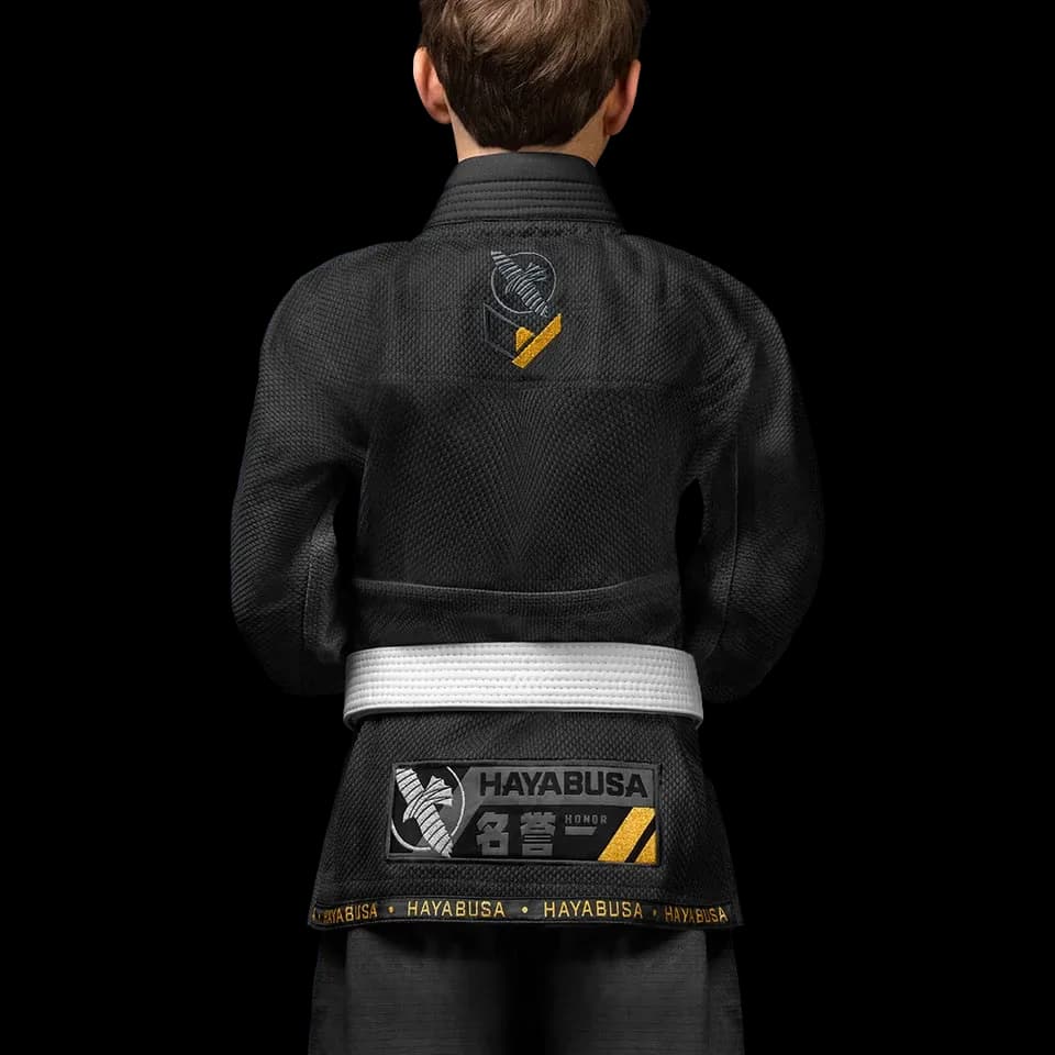 Hayabusa Ascend svart – barne-GI sett bakfra