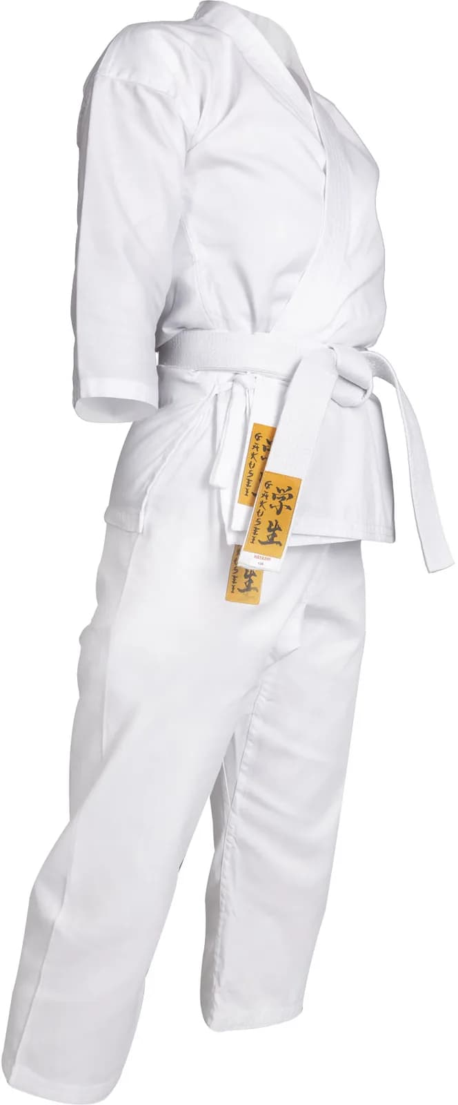 Hvit HAYASHI Gakusei karate-gi for barn