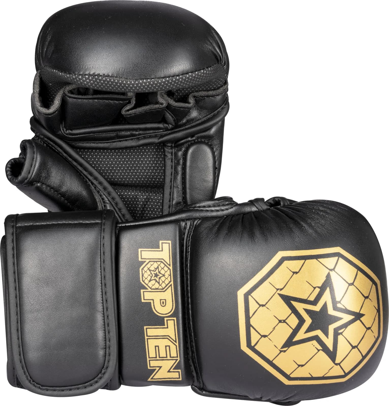 TOP TEN MMA Contender sparringshansker med fingerløkker