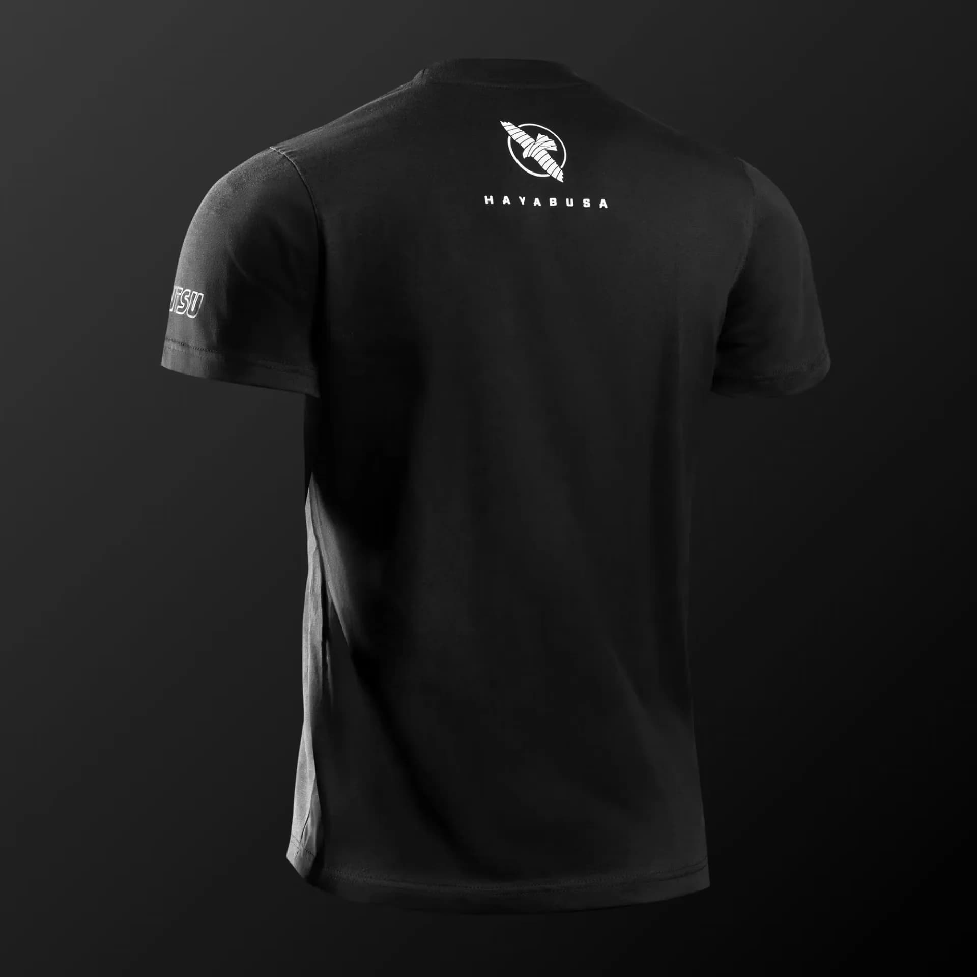 Hayabusa UFC BJJ T-skjorte i svart – bakside