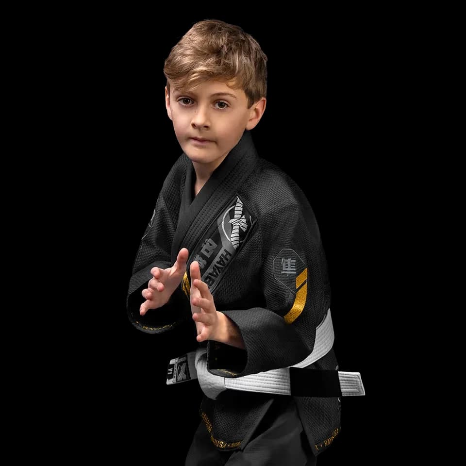 Hayabusa Ascend svart – barn i kampstilling