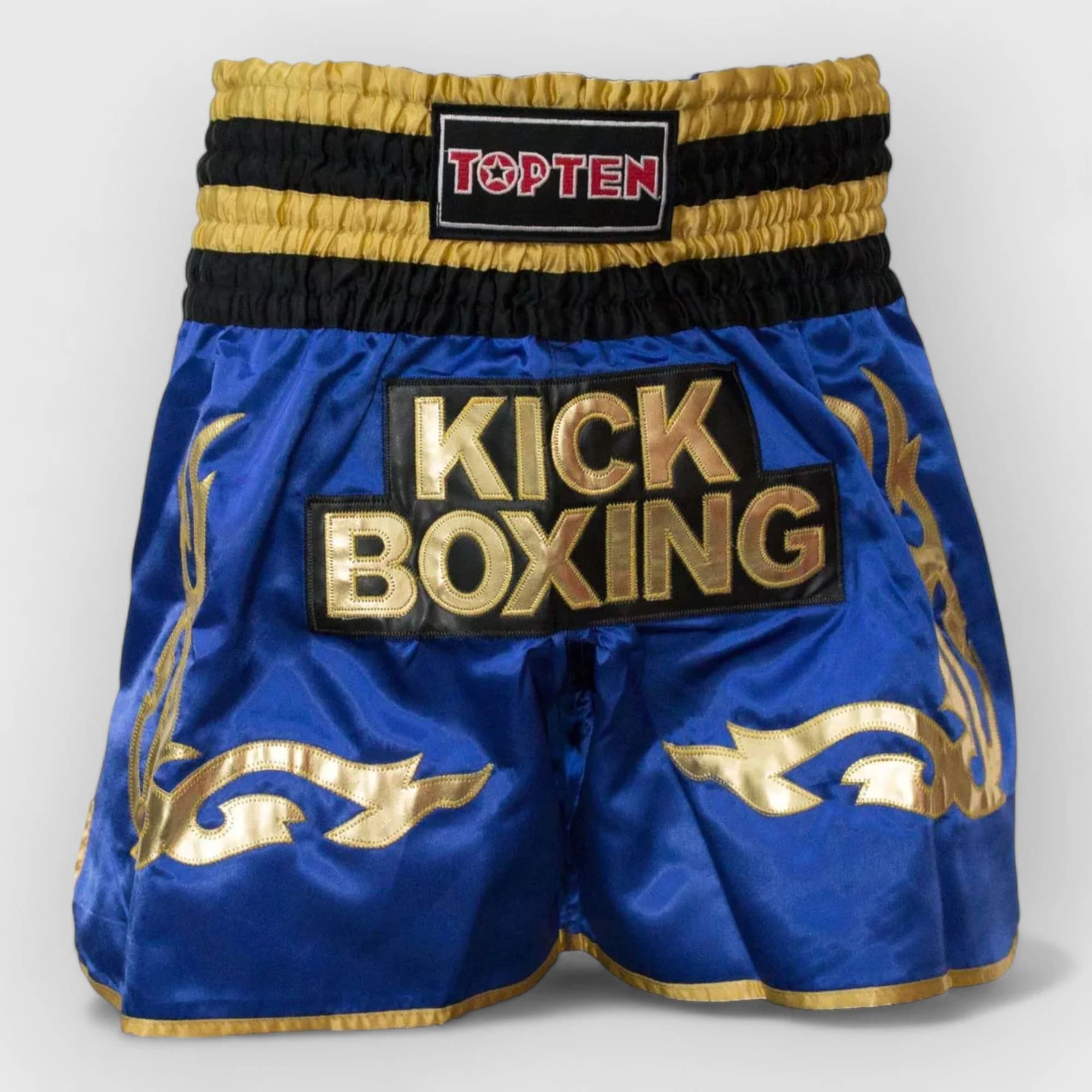 Blå TOP TEN Thai Kickboxing Shorts – WAKO-godkjent