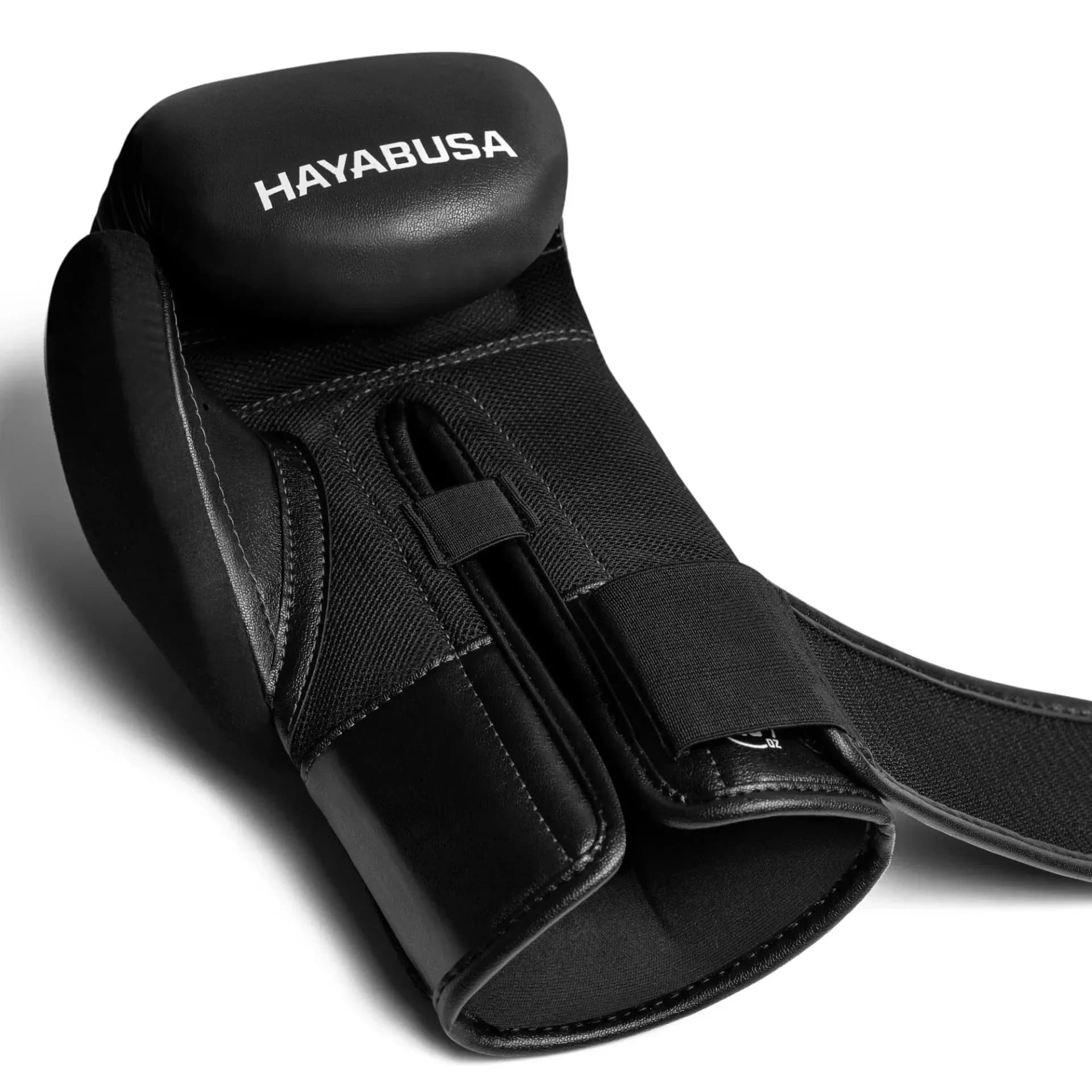 Hayabusa E1 svart/grå – håndflate og håndleddsrem
