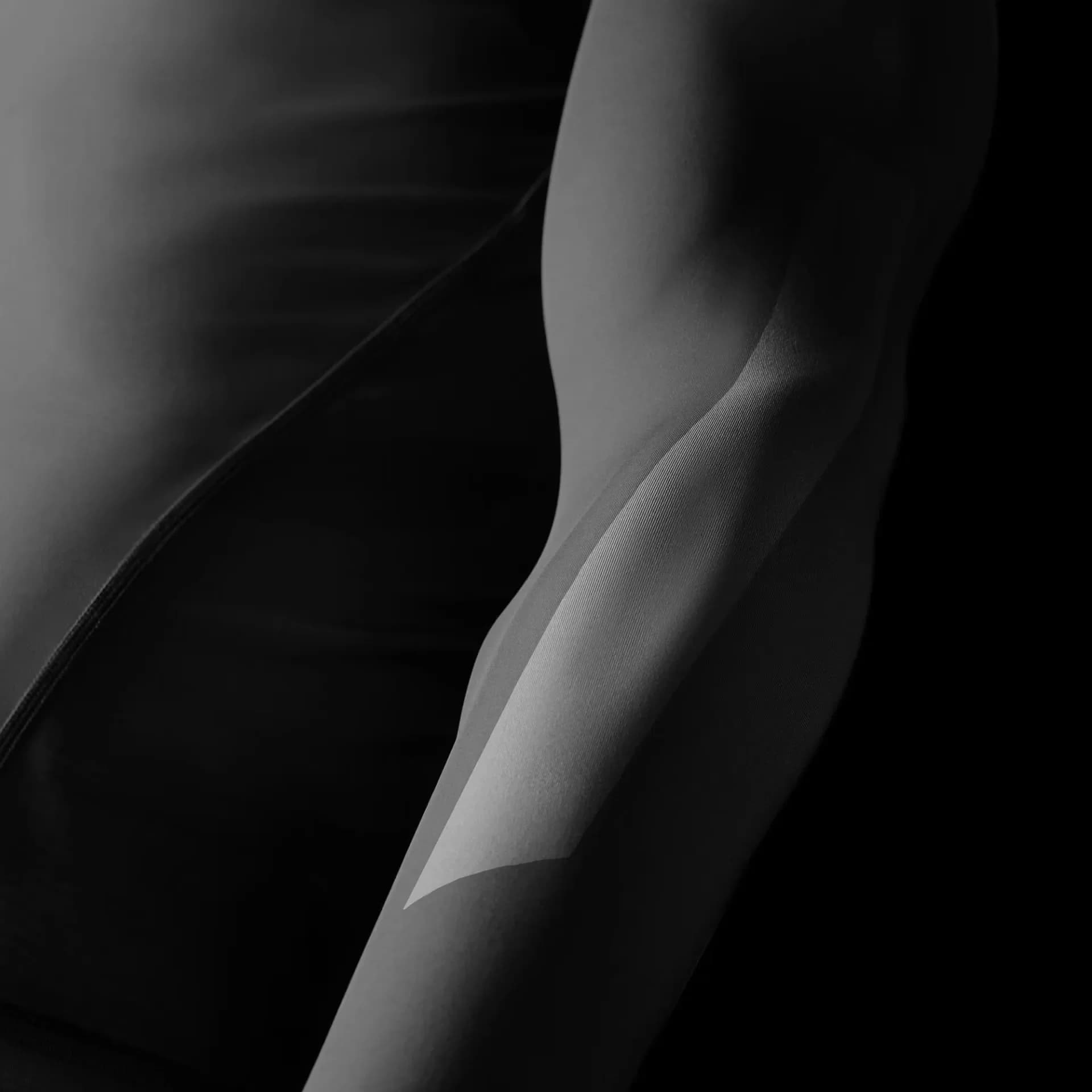 Core langermet rashguard – Svart, detaljbilde 4