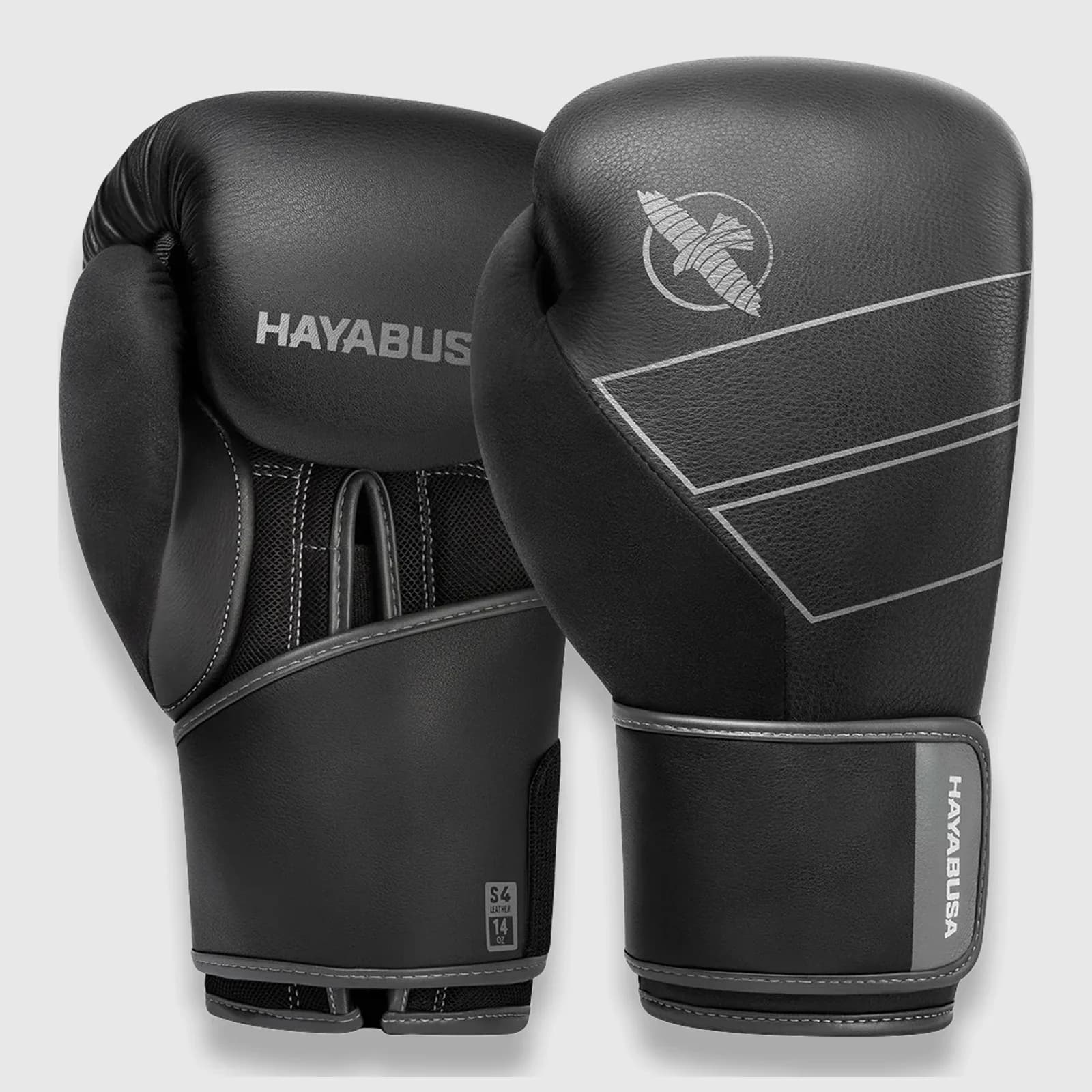 Hayabusa S4 Leather boksehansker – Svart