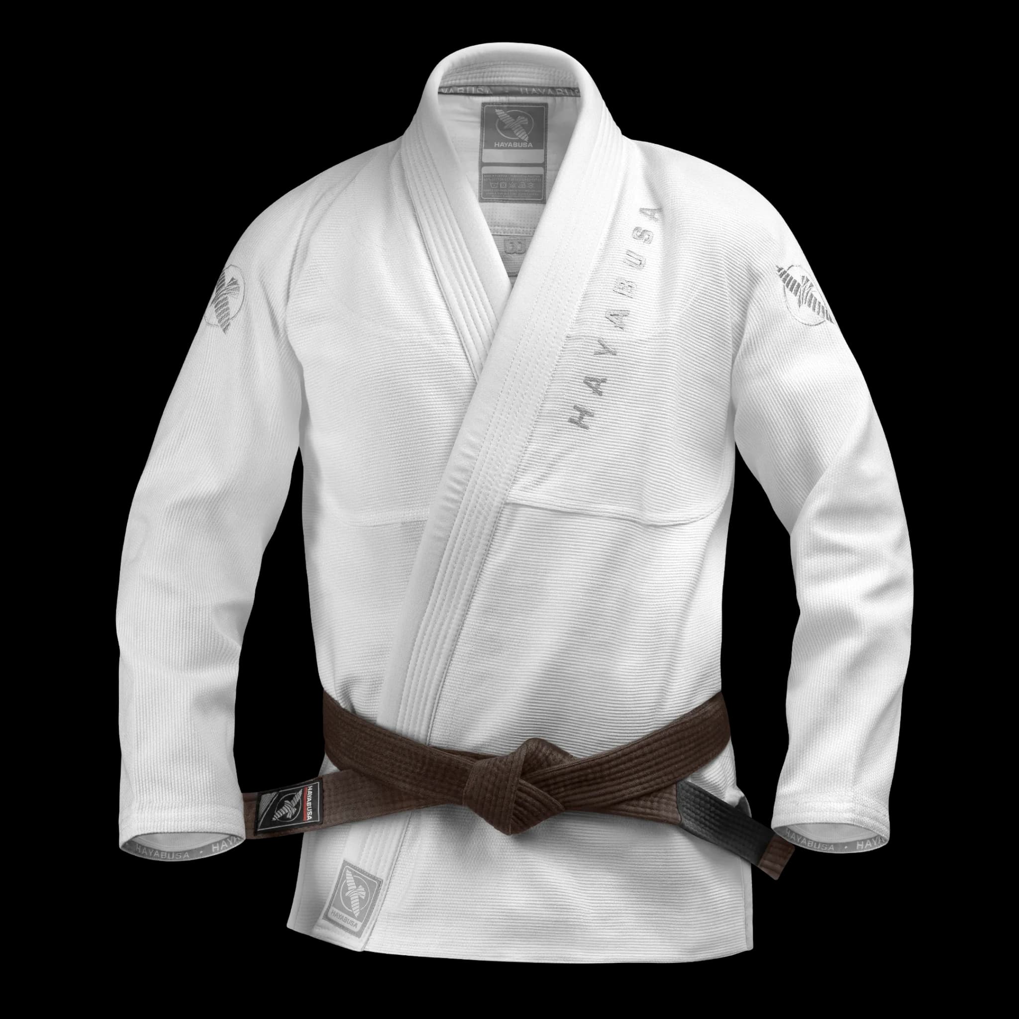Hayabusa Core Ultra-Light BJJ-jakke for herre i hvitt
