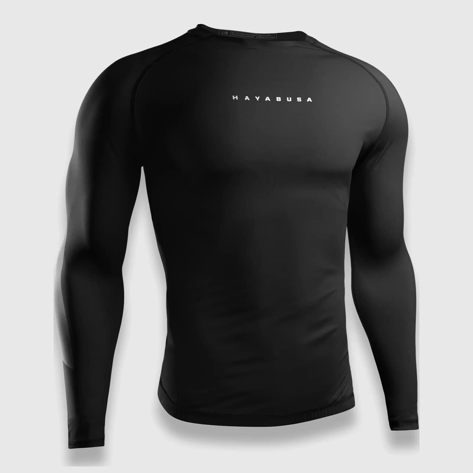 Hayabusa Core langermet rashguard – herre – Svart