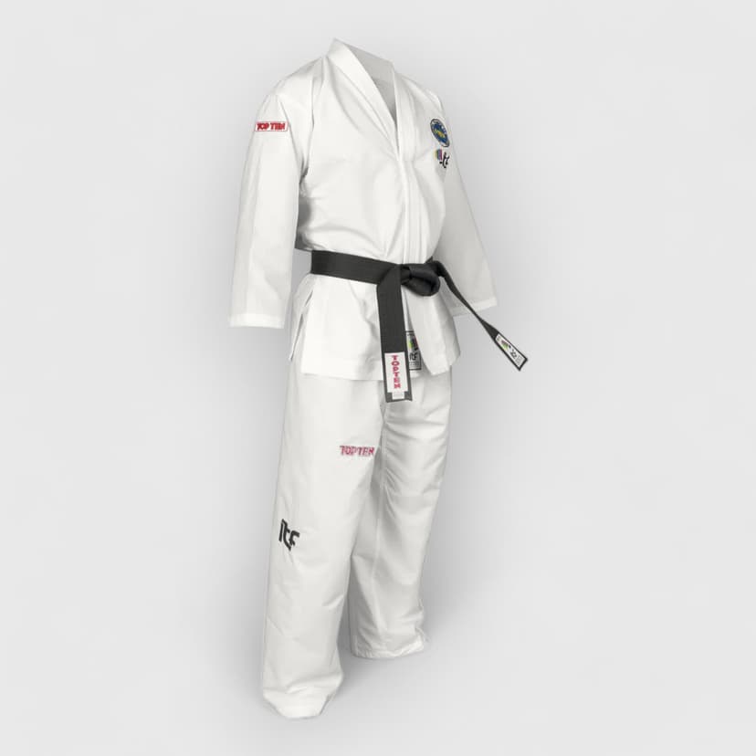 TOP TEN Taekwondo Dobok Diamond ITF Godkjent