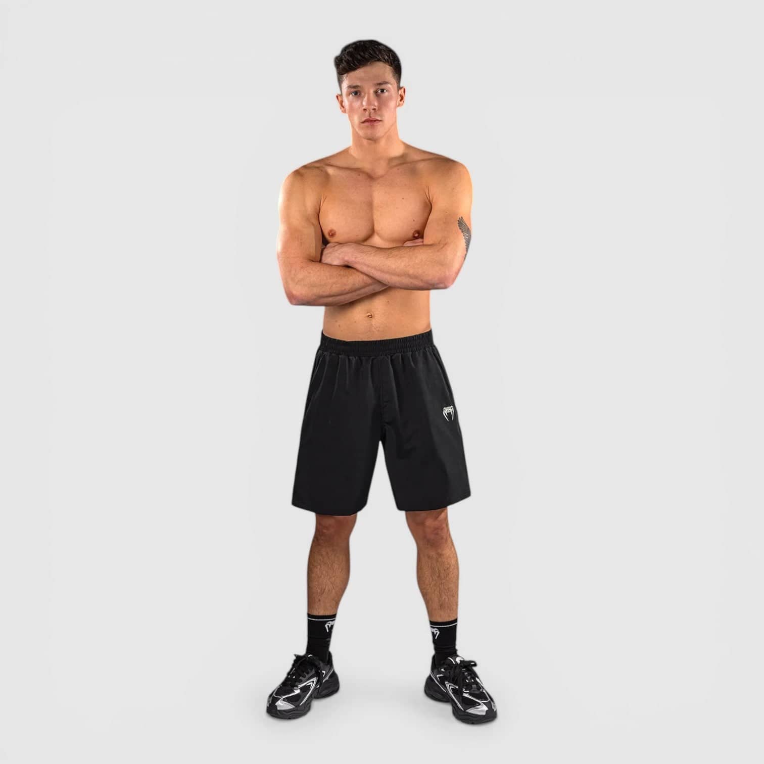 Svart og grå VENUM Lazer treningsshorts