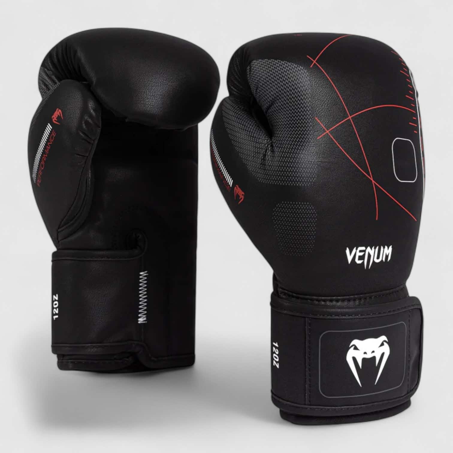 VENUM Tactical XT boksehansker – Svart/Rød