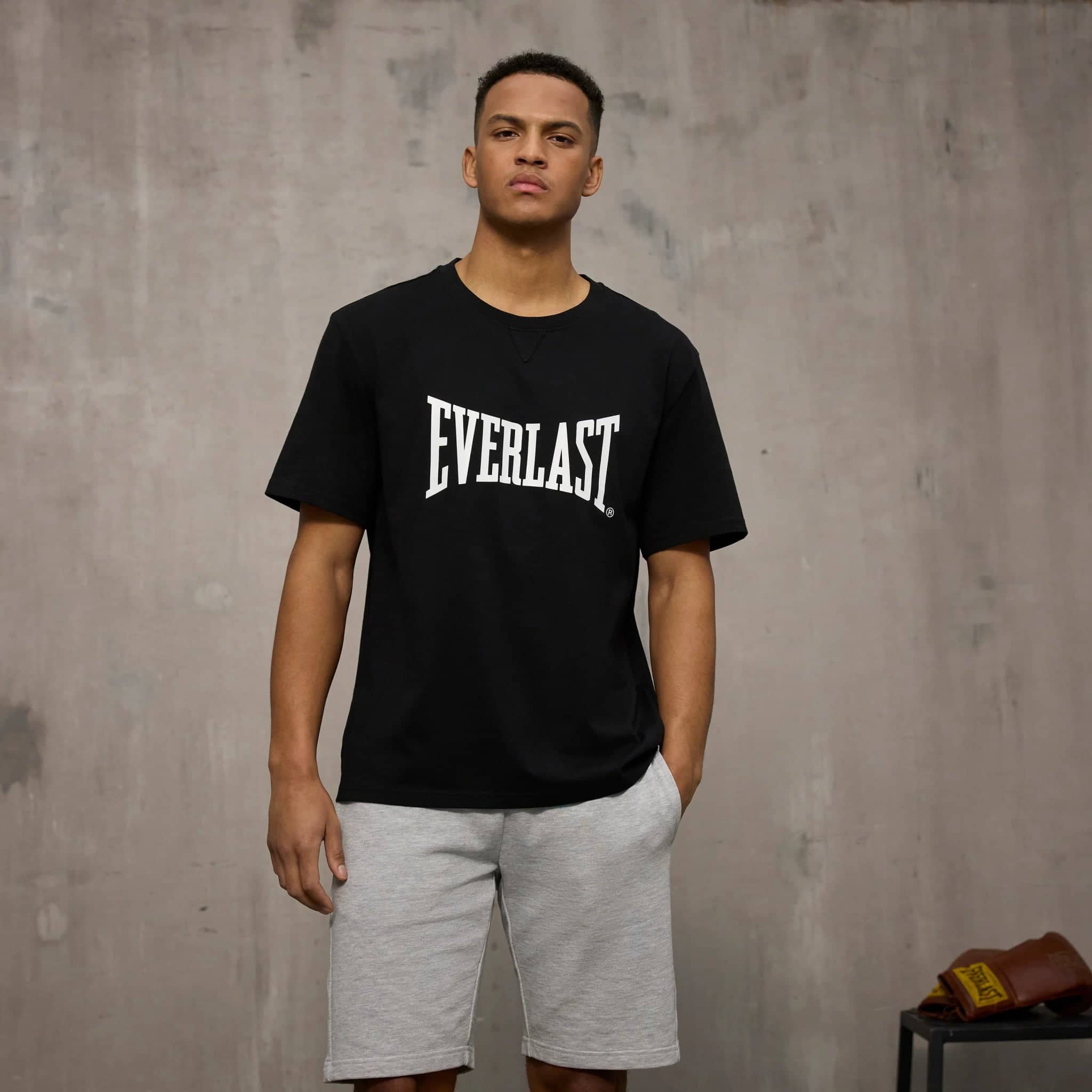 EVERLAST oversized T-skjorte med logo