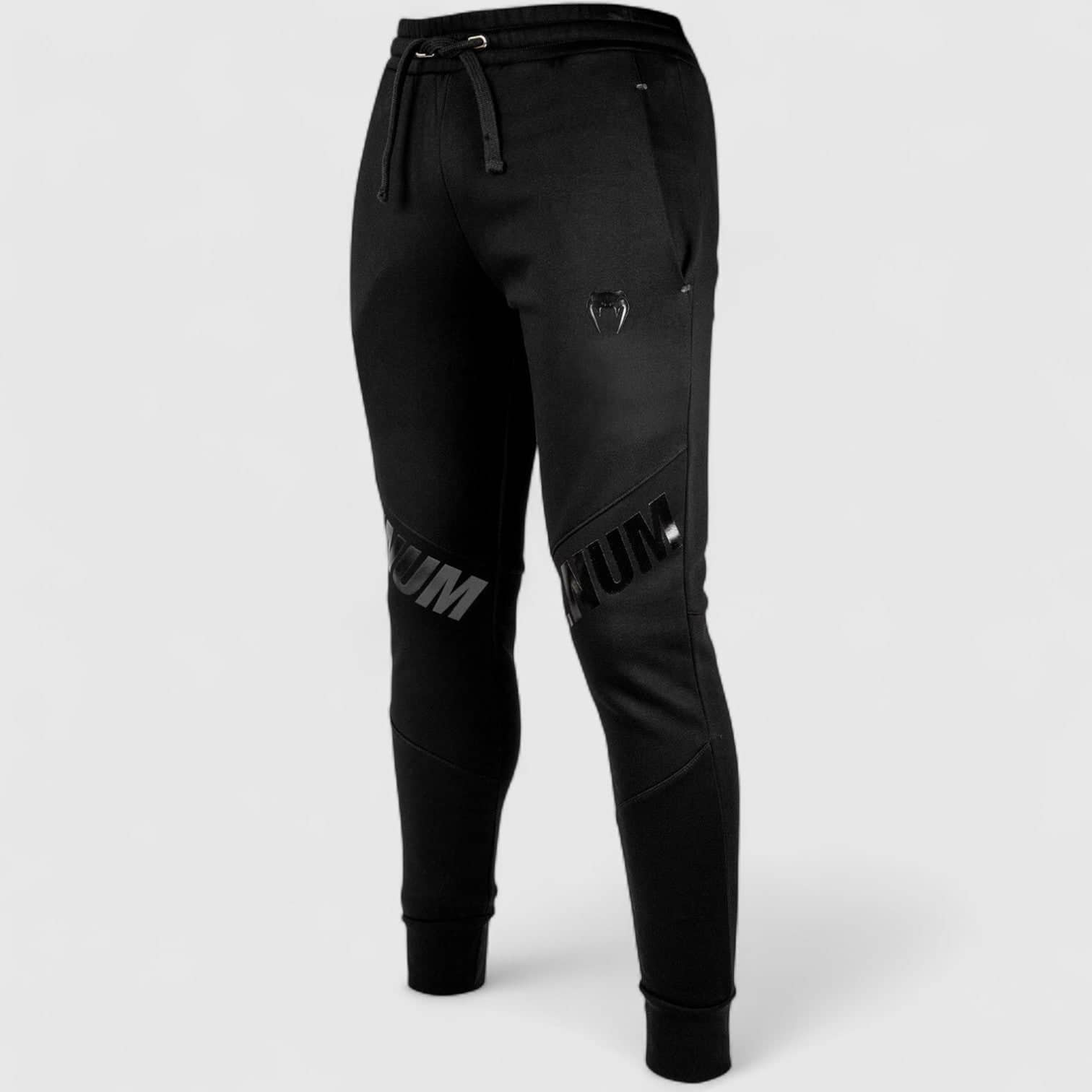Helsvart Venum Contender 3.0 joggebukse med logo på kneet
