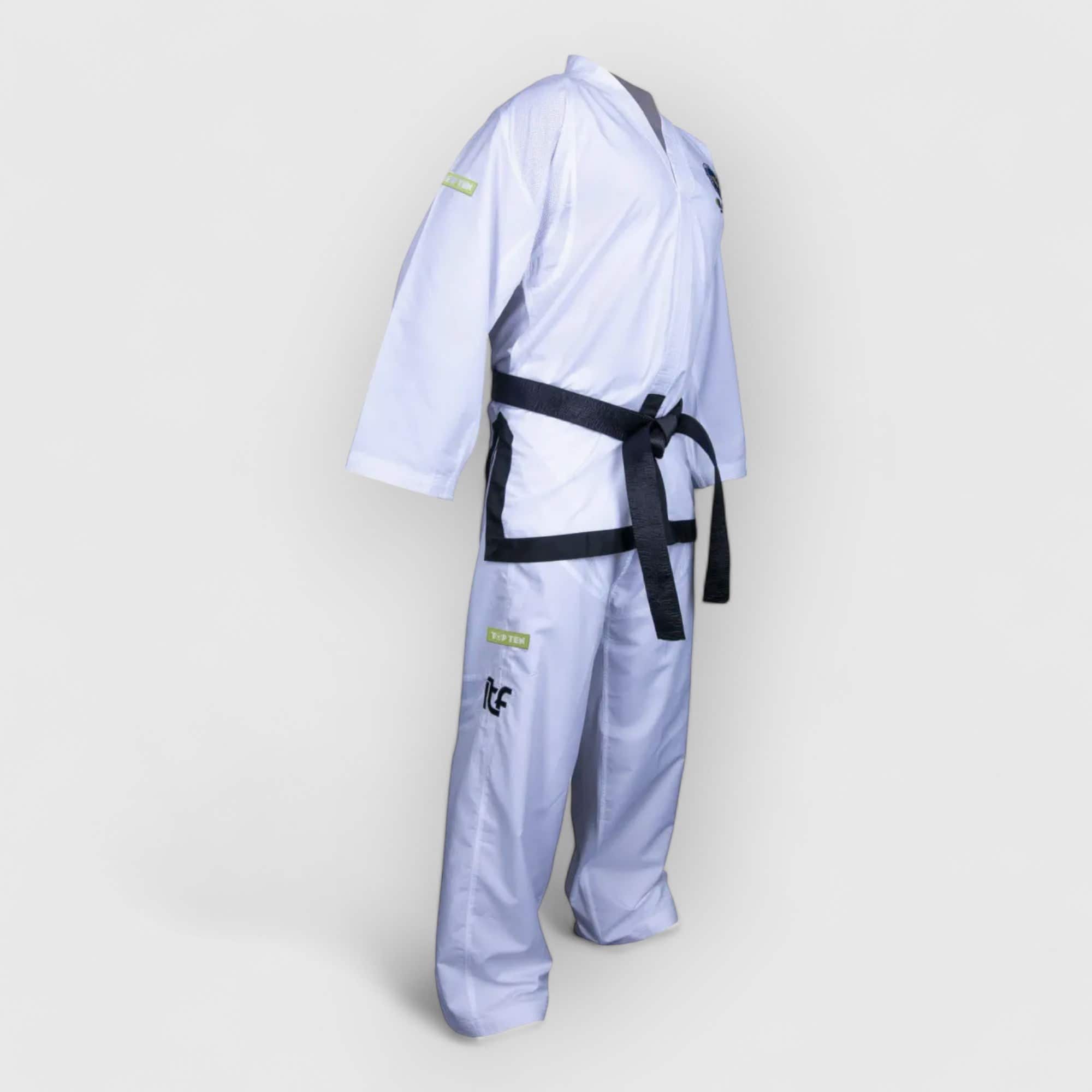 TOP TEN Green mester-dobok – ITF-godkjent