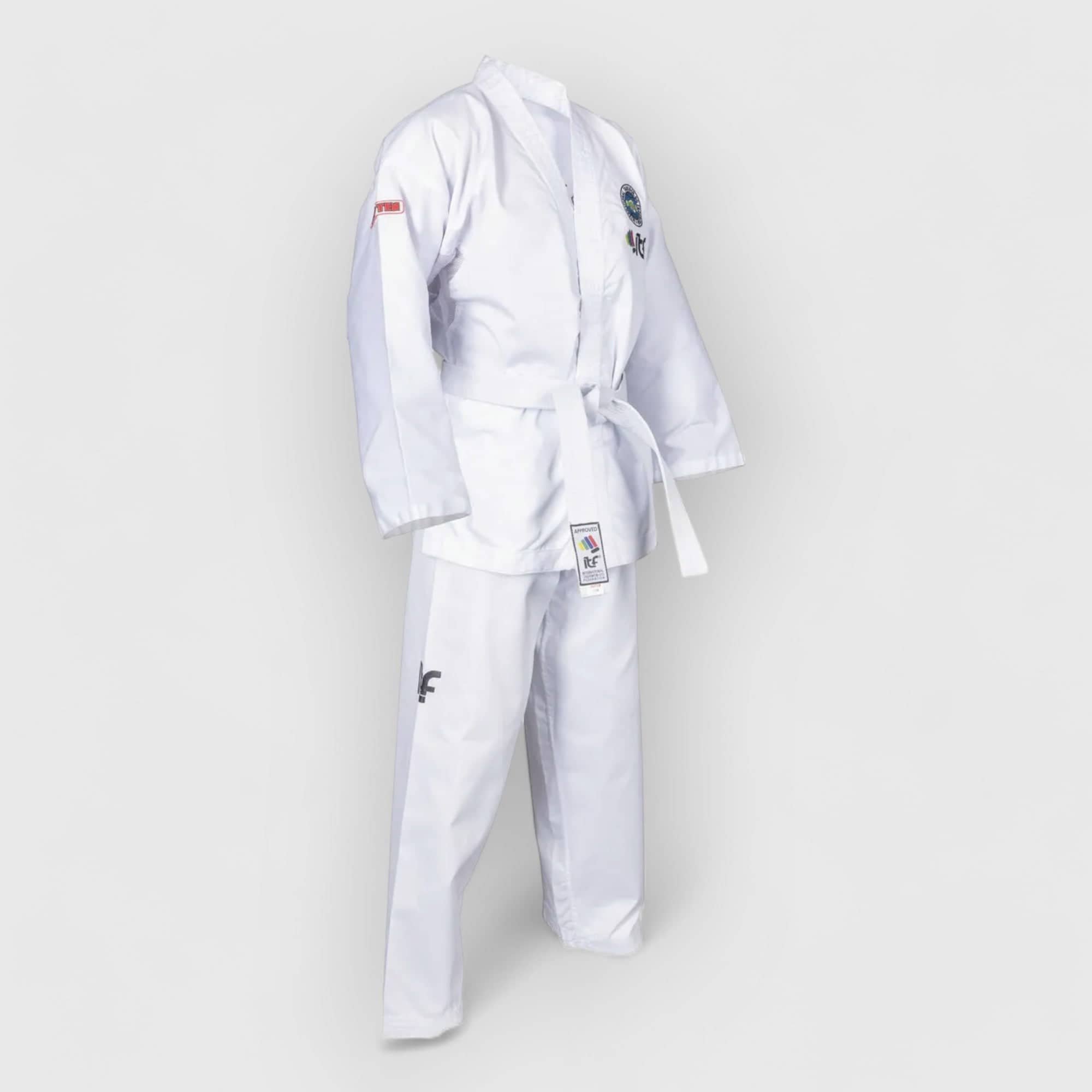 Hvit TOP TEN De-Luxe taekwondo-dobok