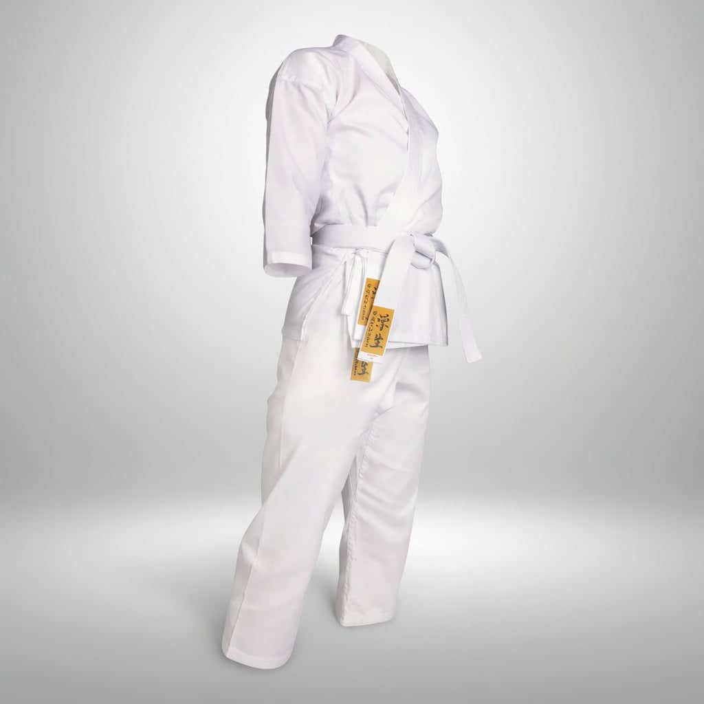 Hvit HAYASHI Gakusei karate-gi for barn