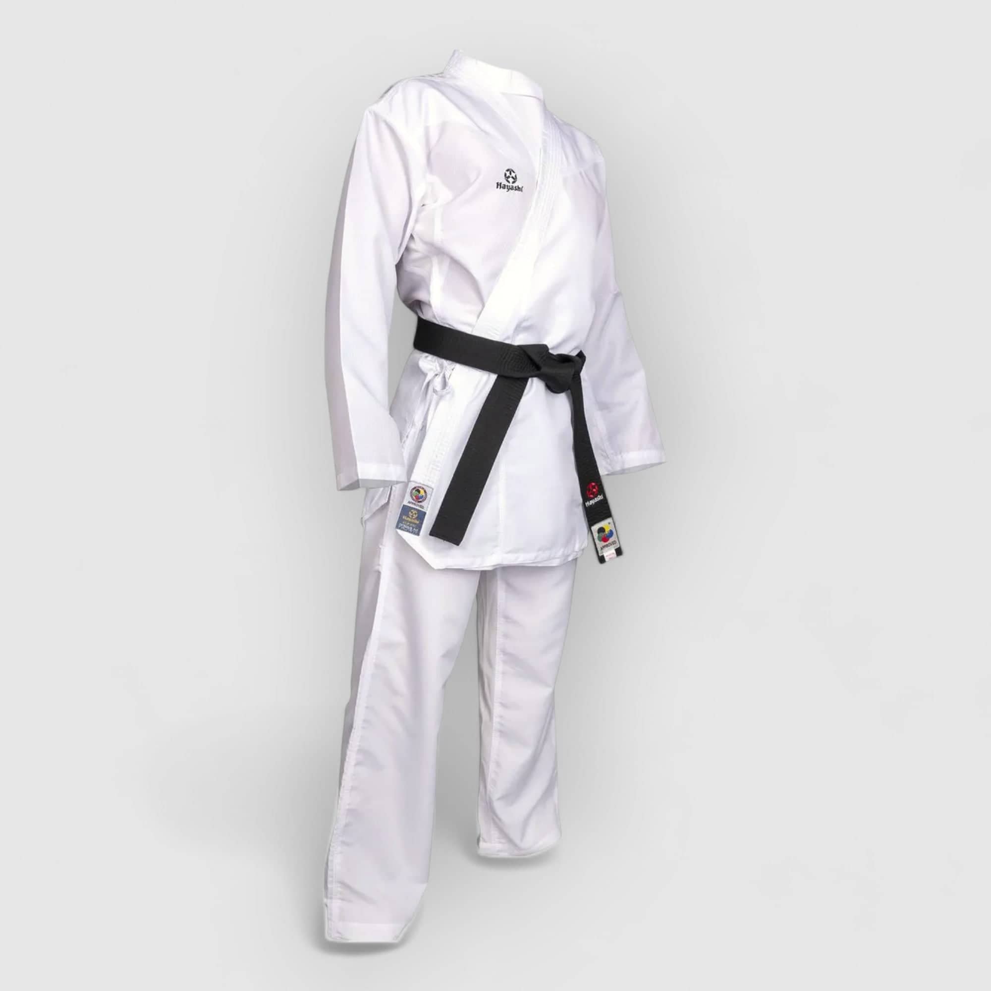Hvit HAYASHI Premium Kumite karate-gi