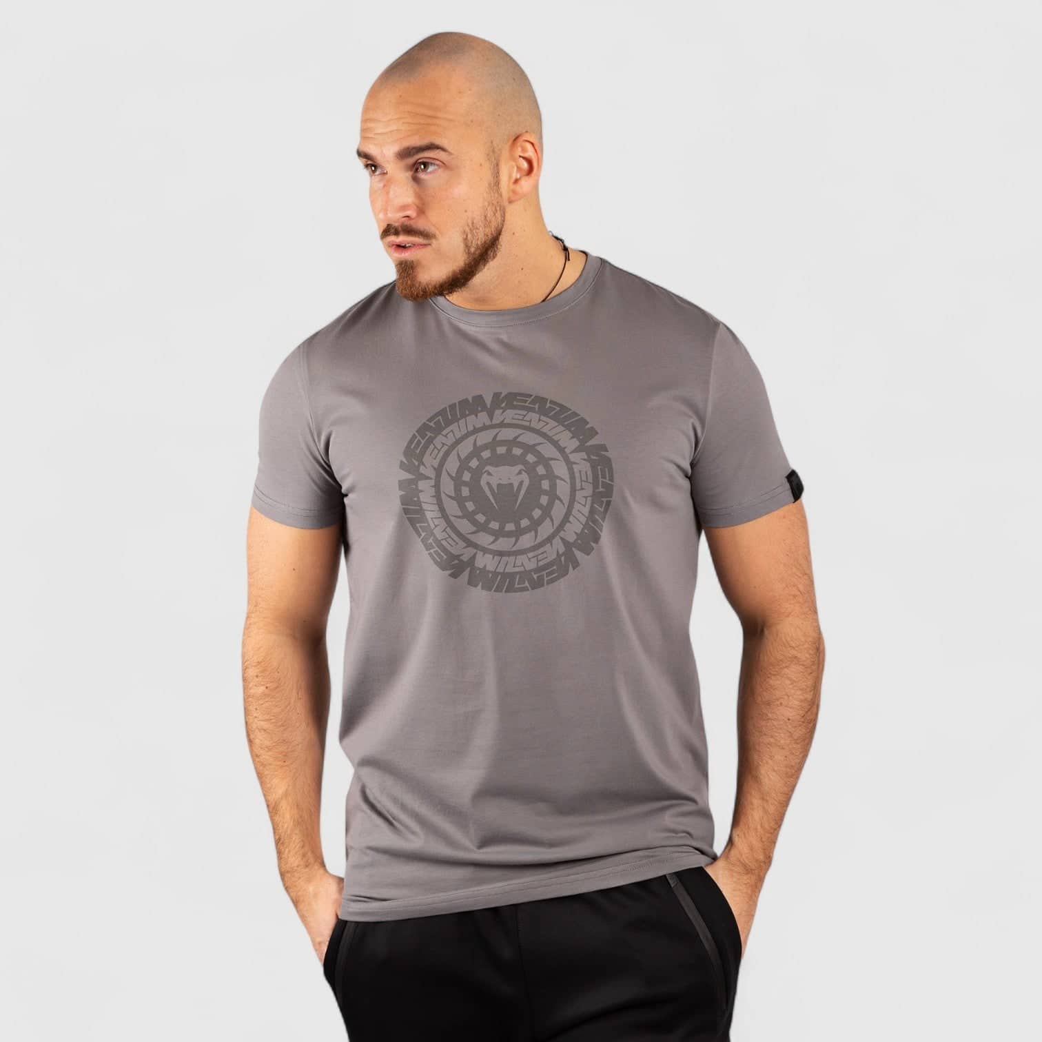 Grå VENUM Vortex T-skjorte med sublimert grafikk