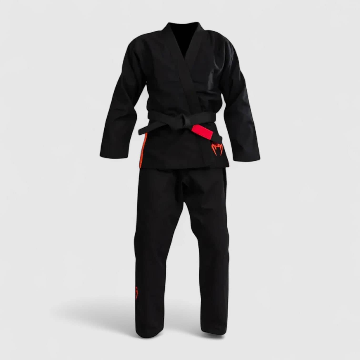Svart Venum Challenger XT BJJ Gi med røde detaljer