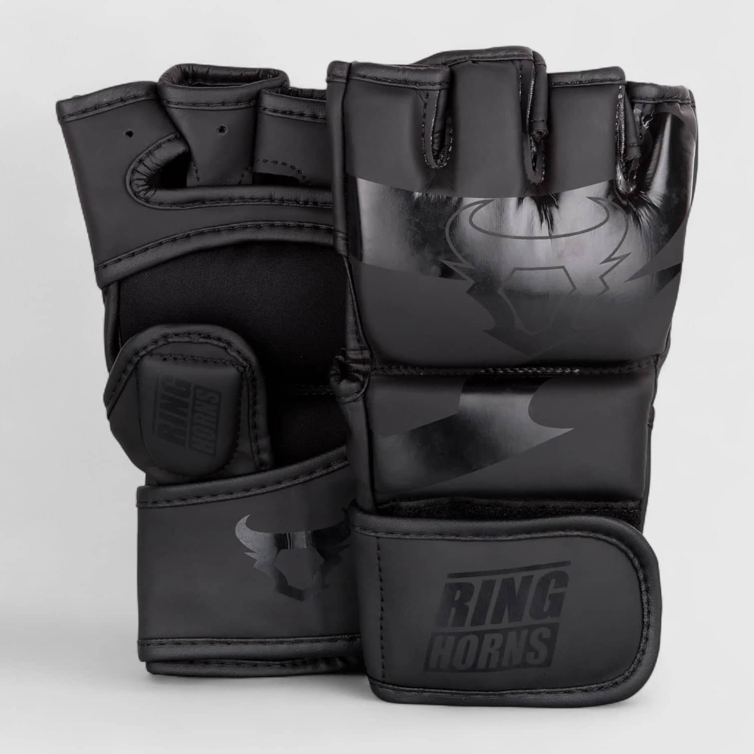 Svarte RINGHORNS Charger MMA-hansker