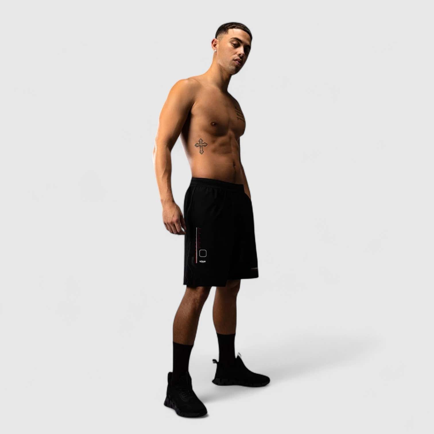 VENUM Tactical XT Fight Shorts - Svart og rød