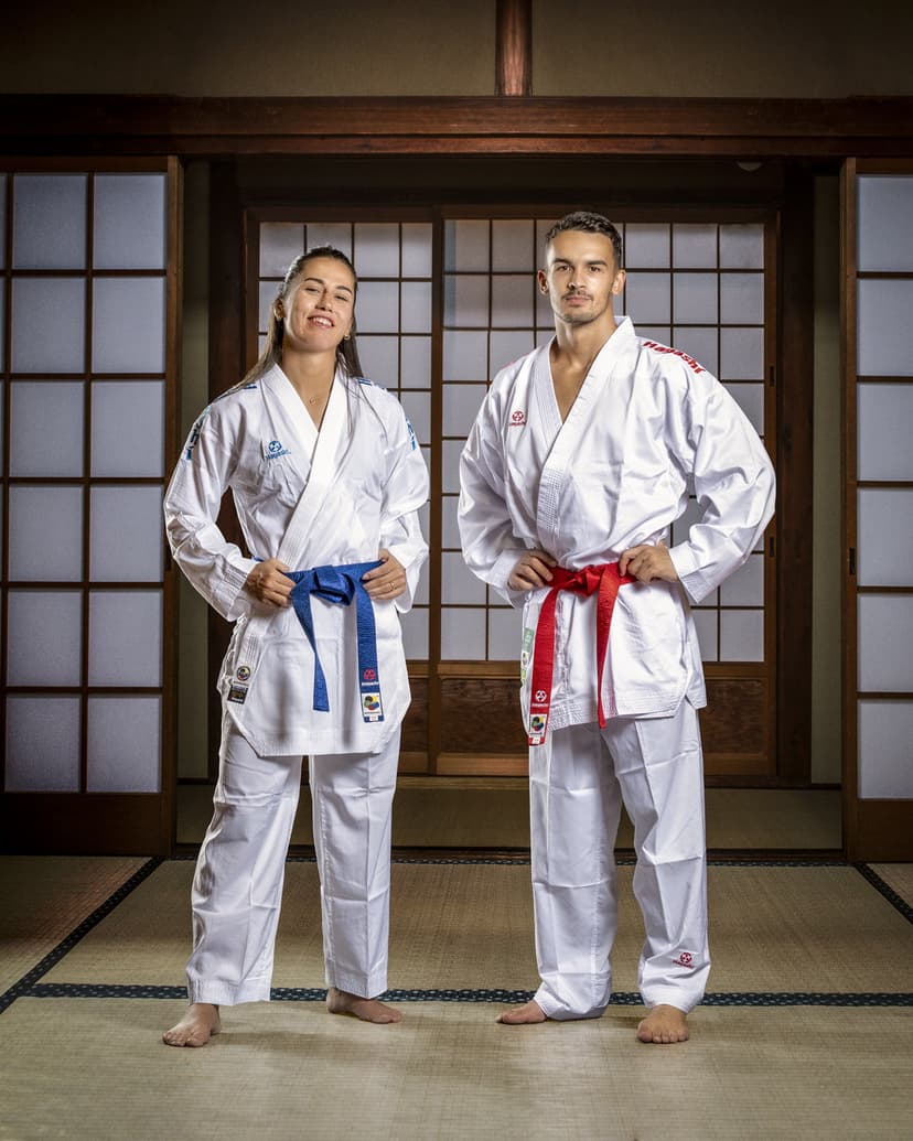 Hayashi karateutøvere i konkurranse – Combat Store Team Norway