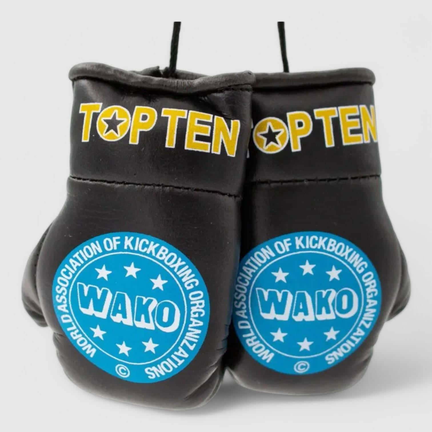 Svarte TOP TEN mini boksehansker WAKO PRO