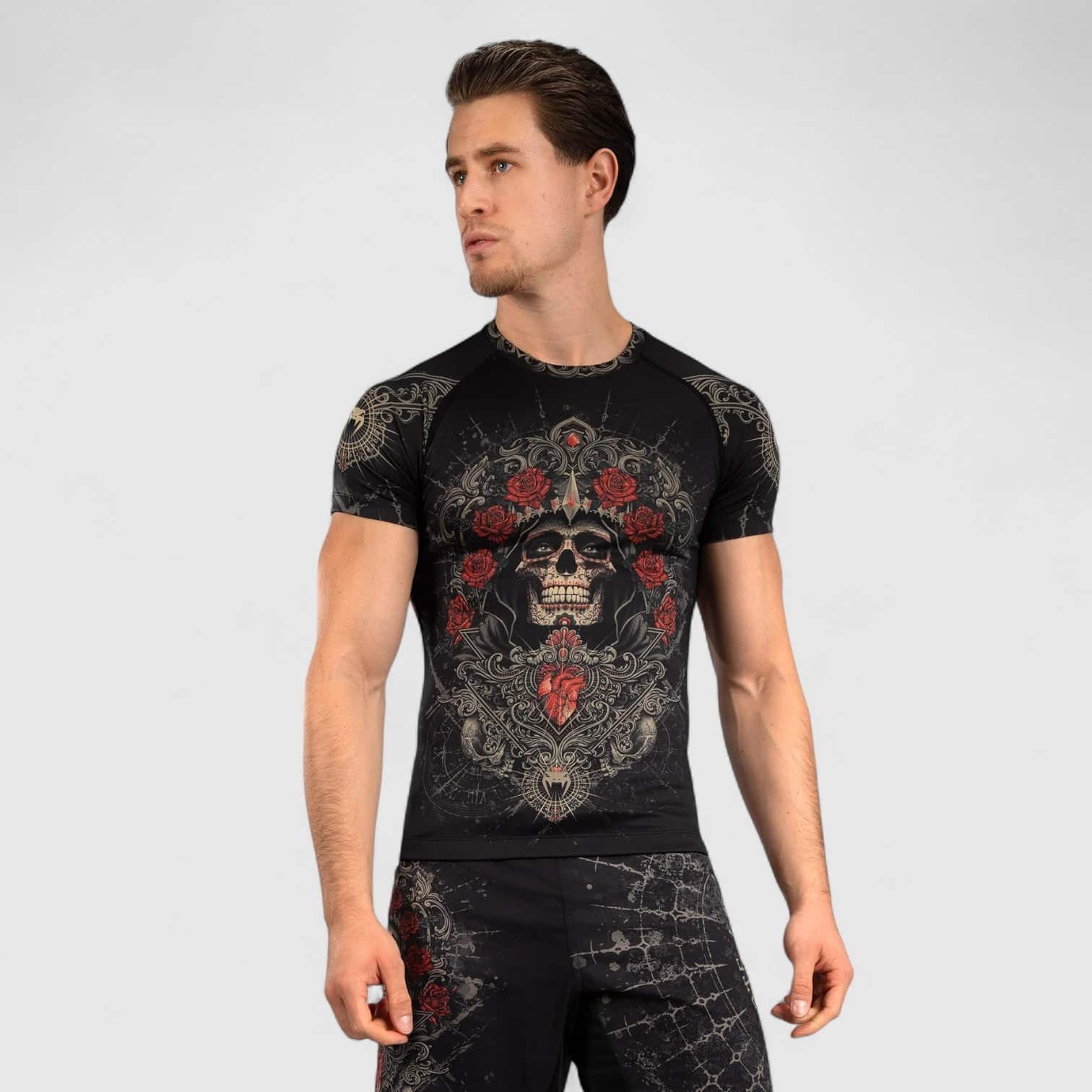 VENUM Santa Muerte 5.0 kortarmet Rashguard
