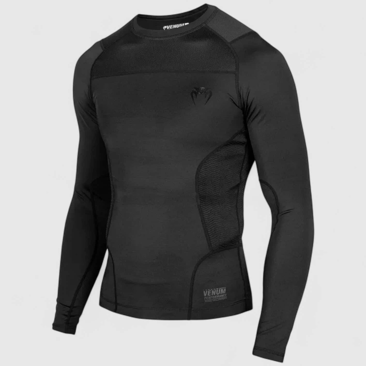 VENUM G-FIT Kompresjonstrøye/Rashguard - Lang arm Svart
