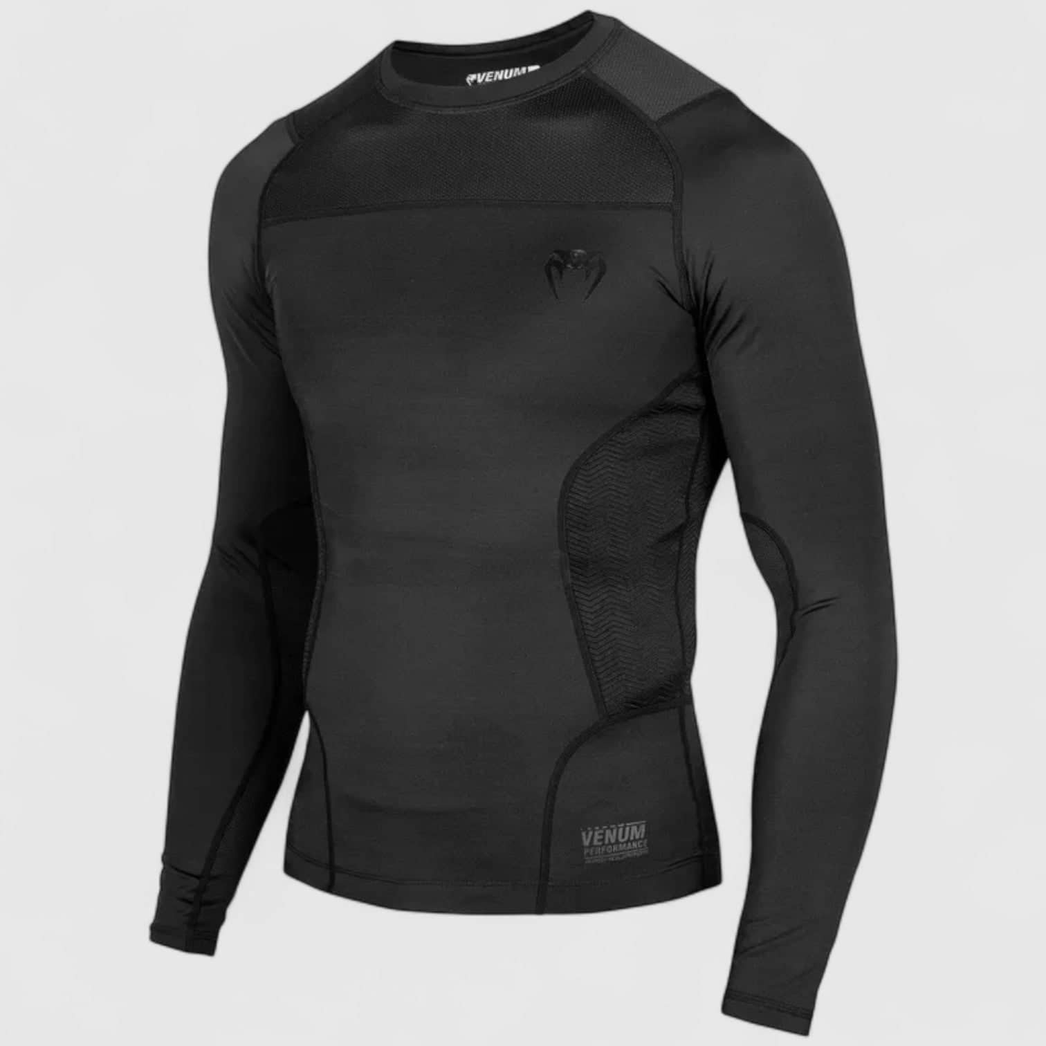 Svart langermet VENUM G-Fit rashguard