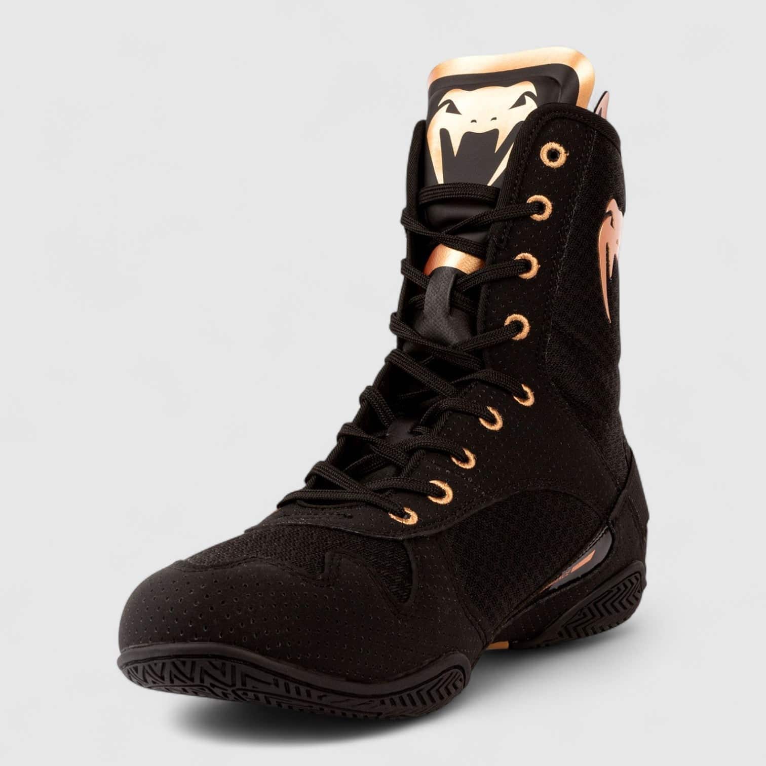 VENUM Elite Boksesko - Svart Bronze