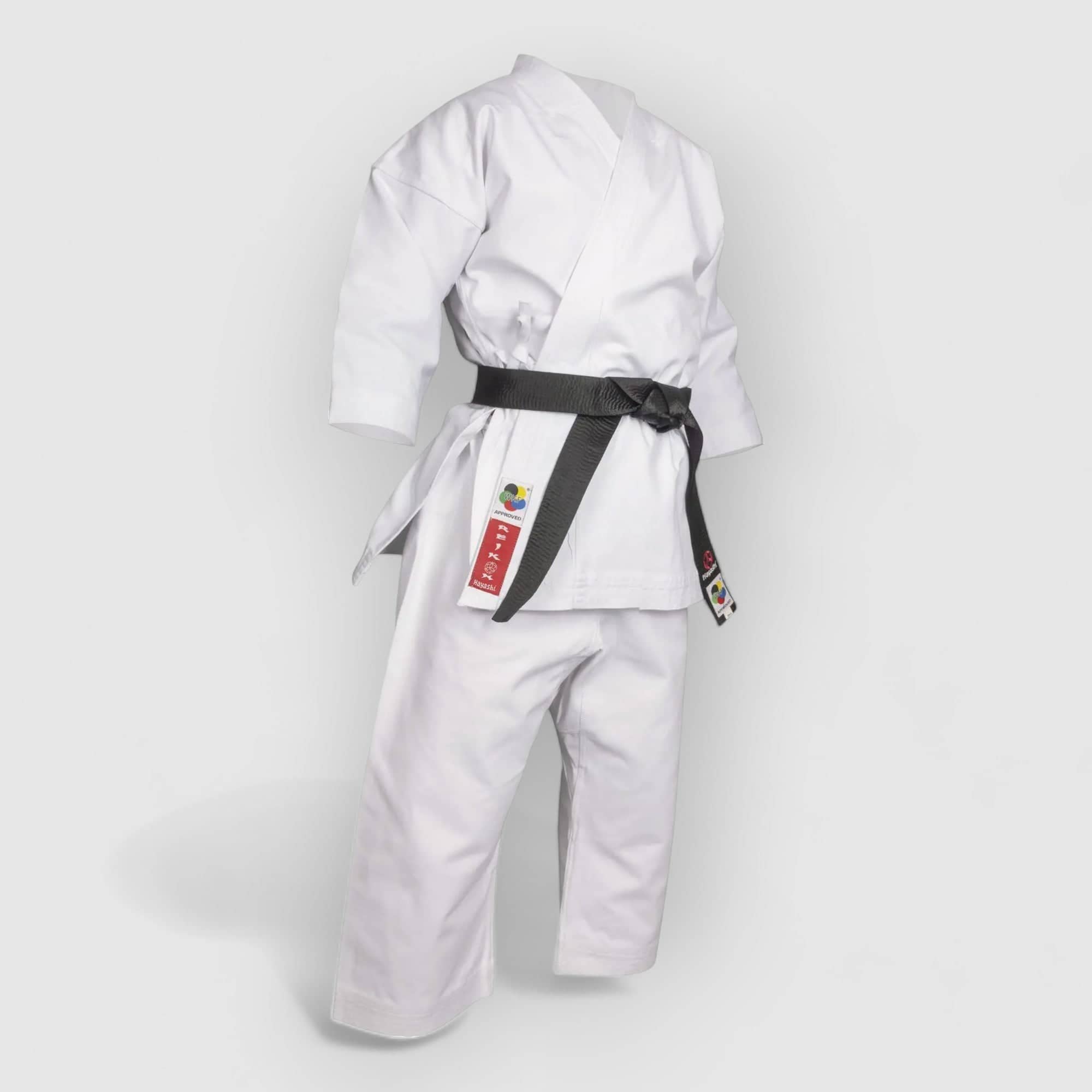 Hvit HAYASHI Reikon karate-gi