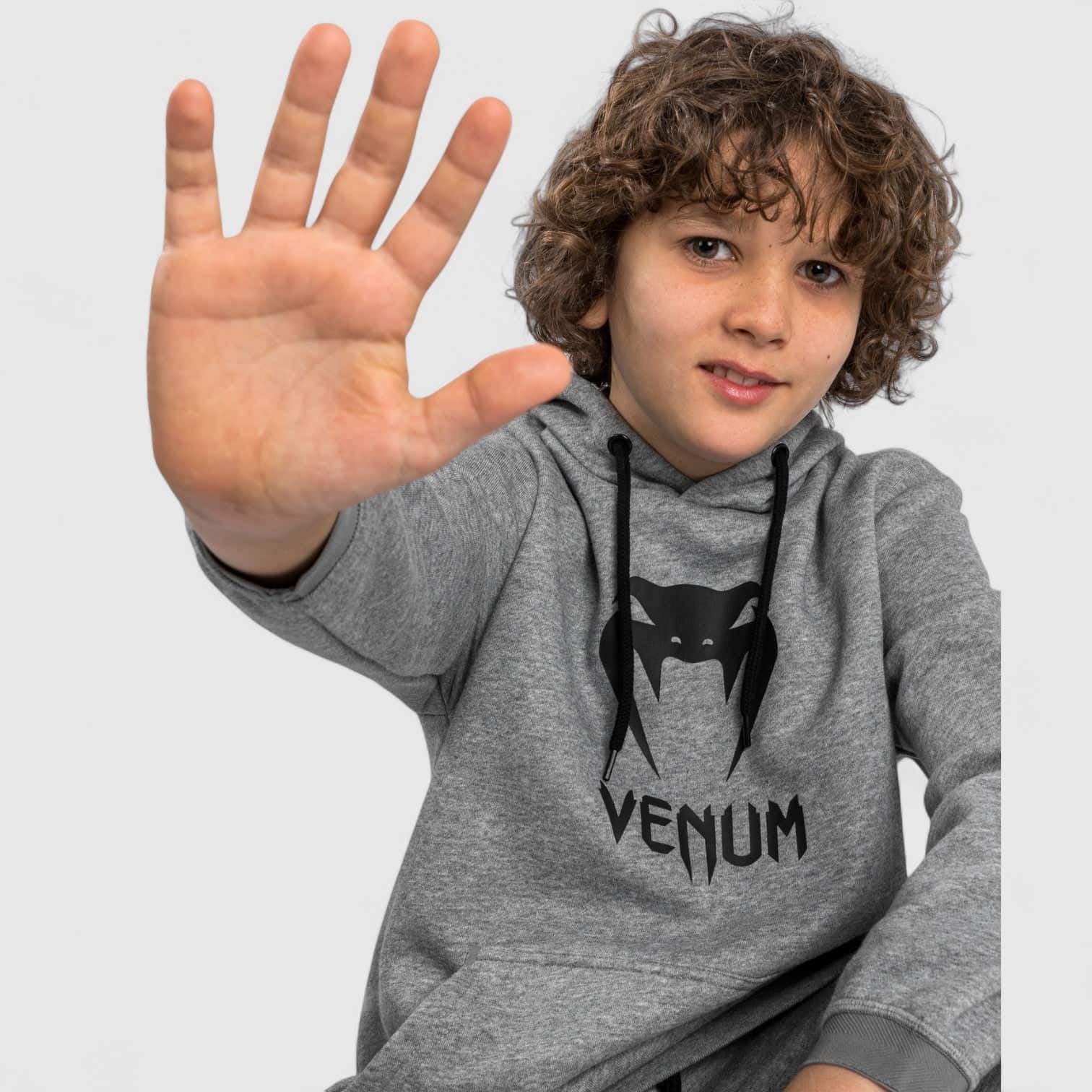 VENUM Classic Hettegenser for barn - Lys/Grå