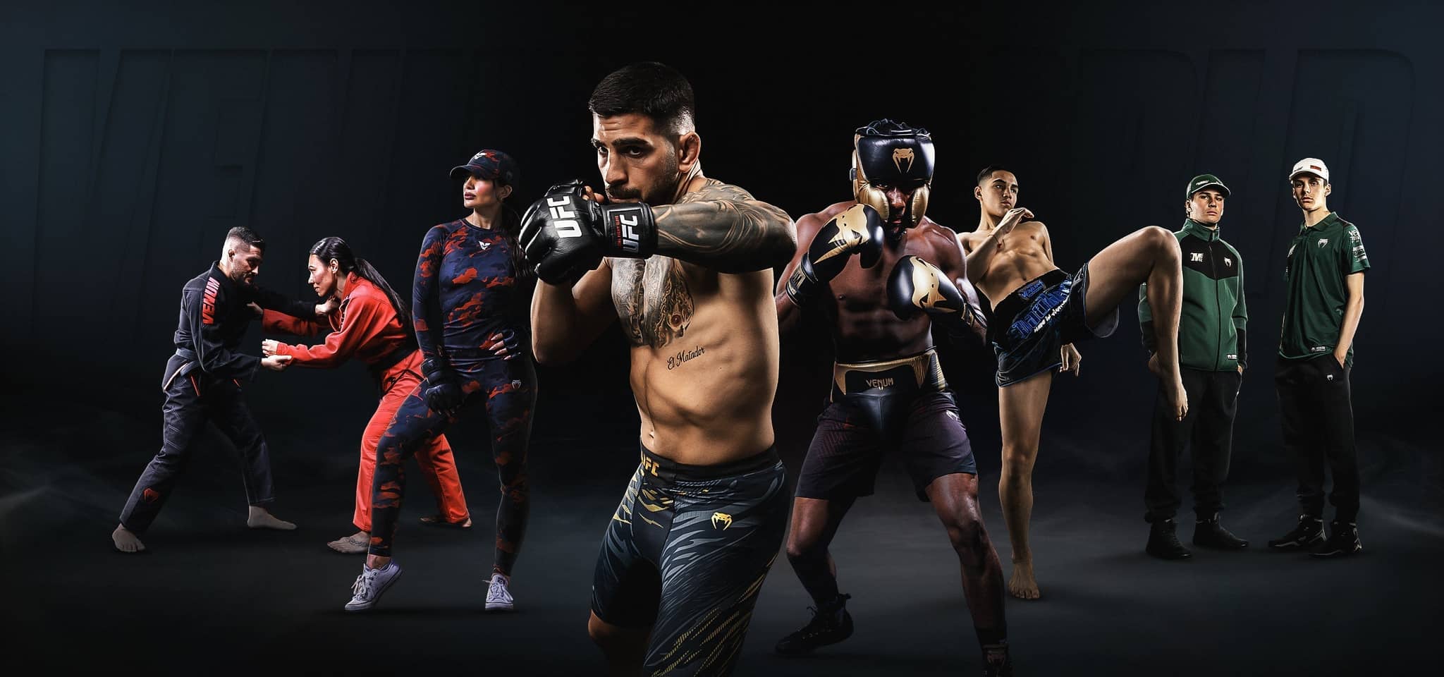 MMA-utjøver med Venum utstyr – Combat Store Norge